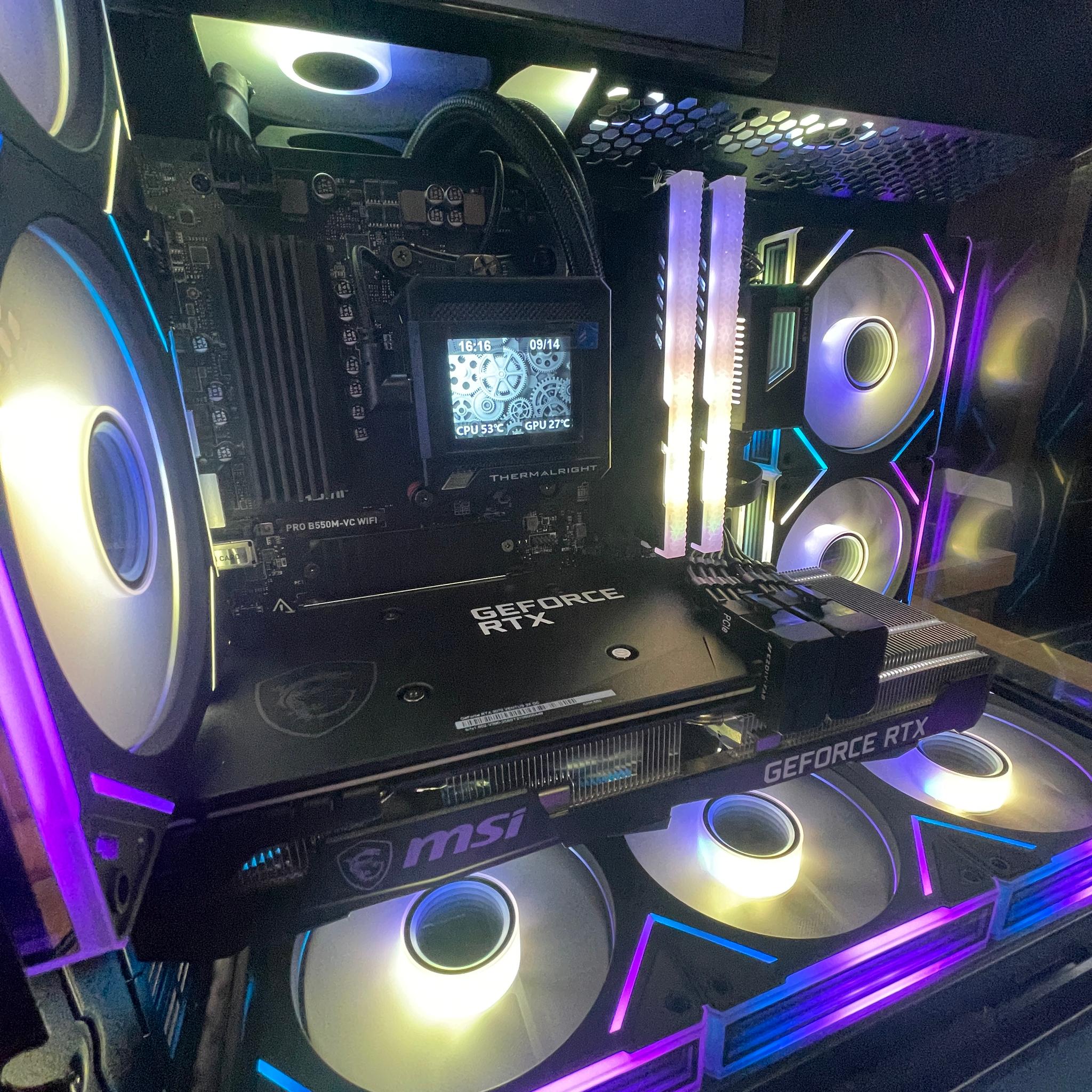 GeForce RTX 3070 Custom Gaming PC - Ryzen 7 5800XT