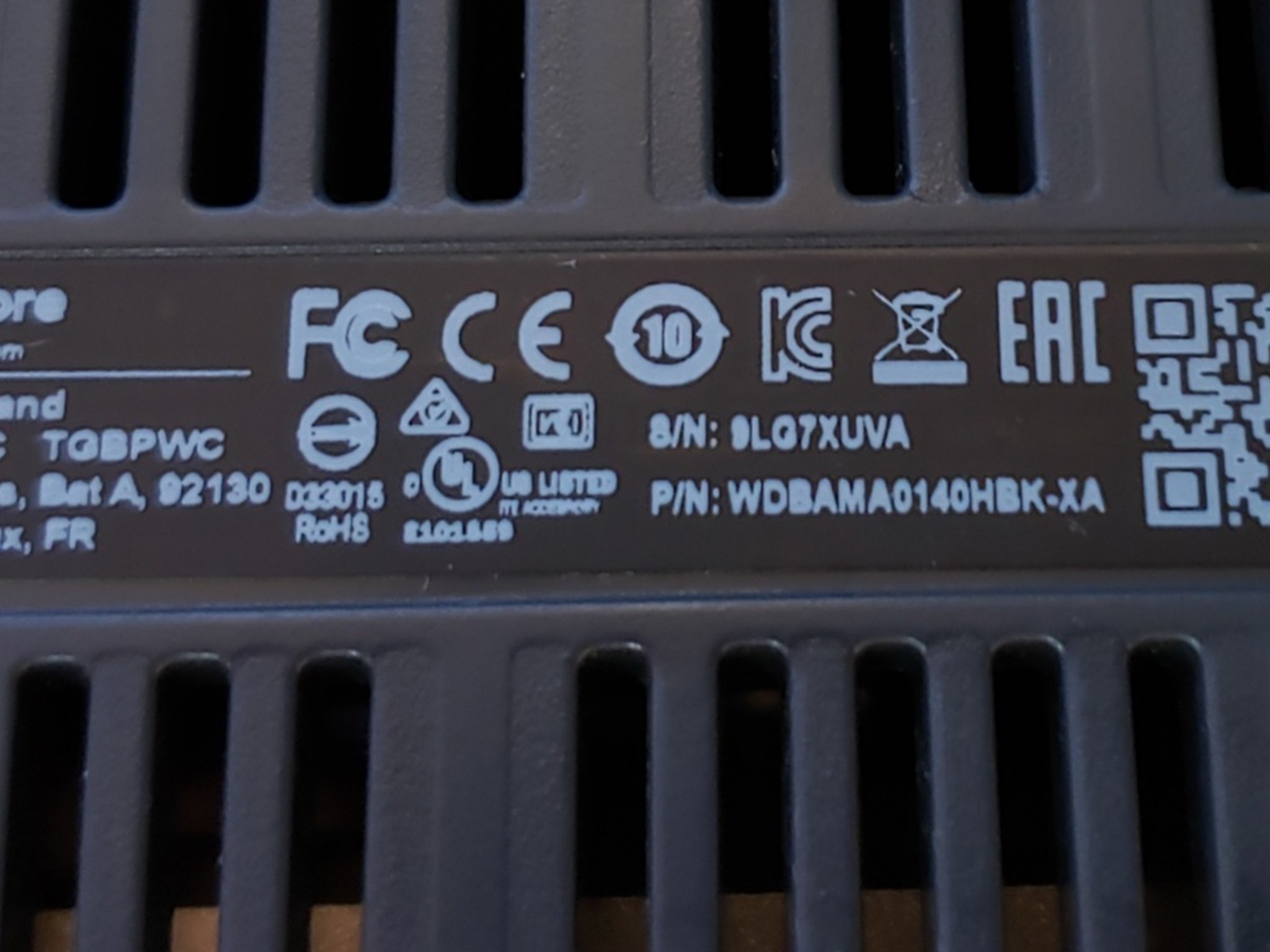 WD - Easystore 14TB External USB 3.0 Hard Drive - Black - Used