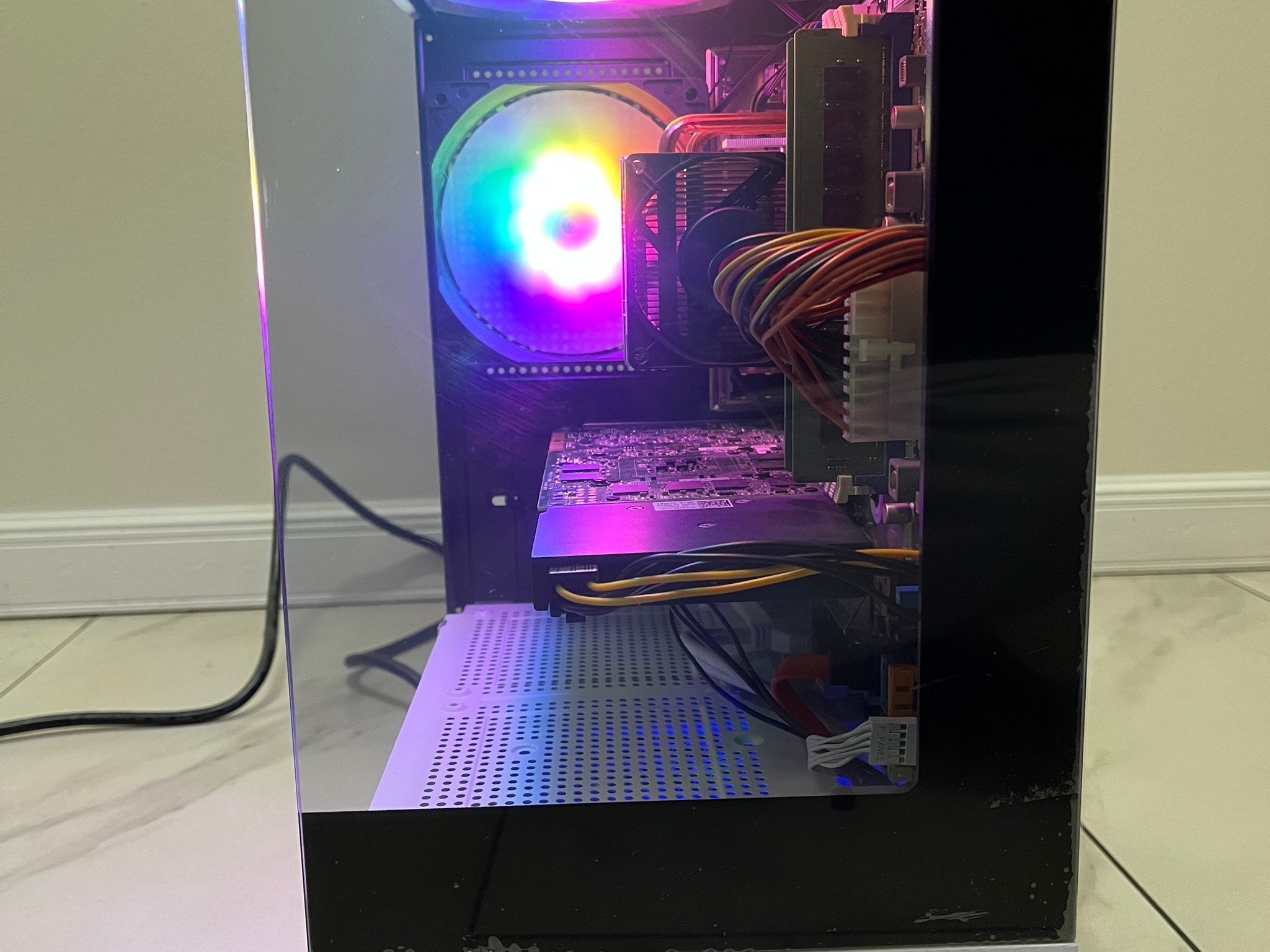 Budget Gaming PC - Intel i5-6400, NVIDIA 4GB GPU, 12GB RAM, 256GB SSD, w/ Wi-Fi & BT