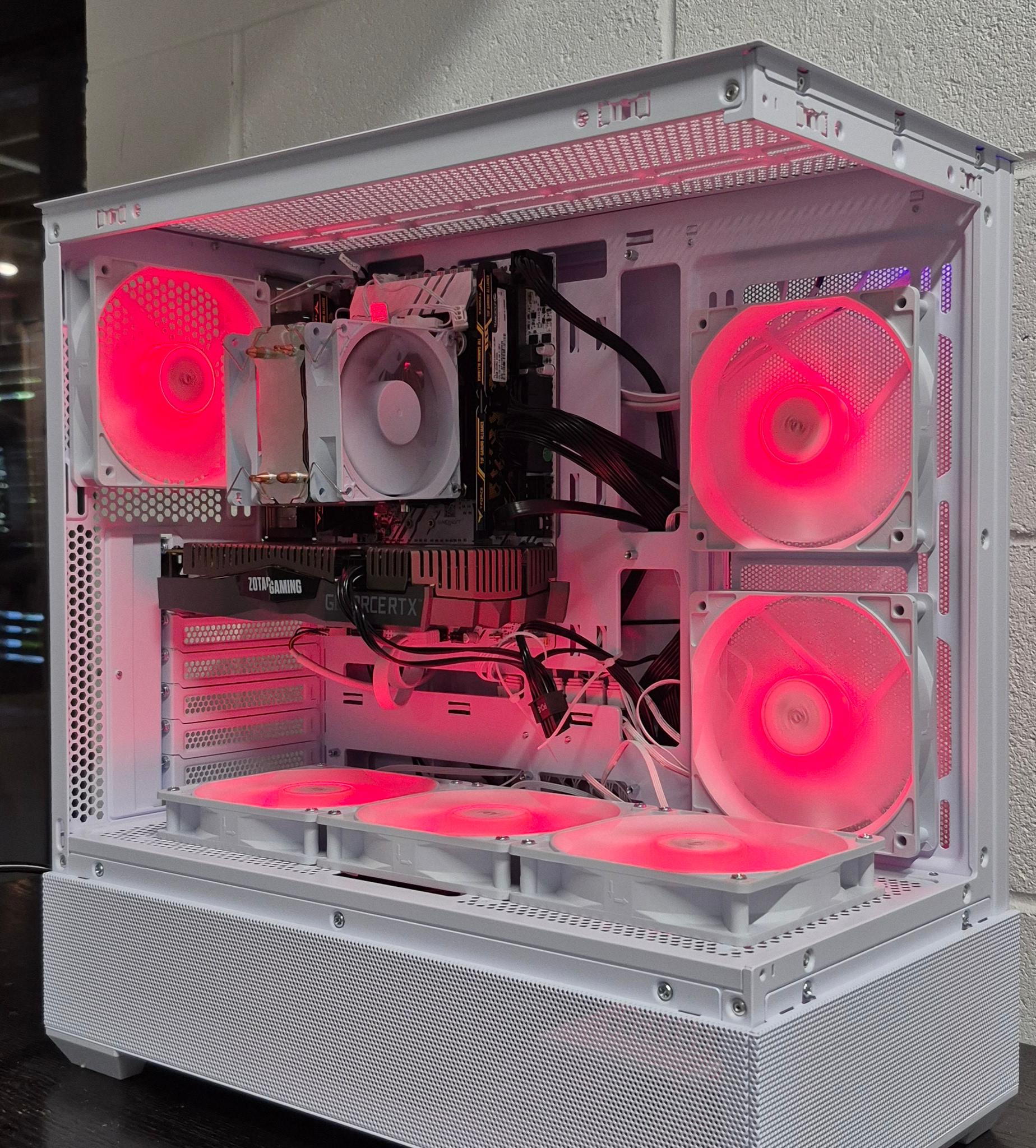 All-White Custom RTX Gaming PC RTX 2060|12-Core Intel|16GB DDR4|500GB M.2