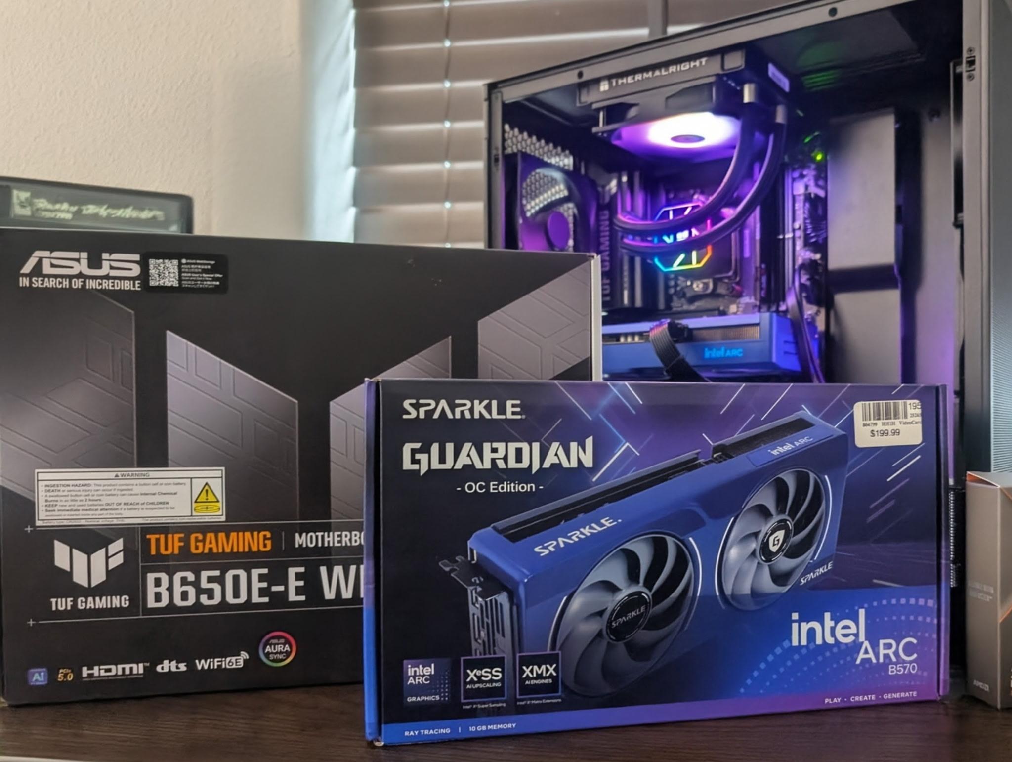 AMD Ryzen 5 7600X | Intel Arc B570 10GB | 16GB DDR5 | 1TB NVMe SSD | Wifi | Windows 11 | Gaming PC