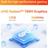 AMD Ryzen 7 8745HS Mini PC (8C/16T, up to 4.9GHz) 32GB DDR5  + 1TB PCIe 4.0 SSD