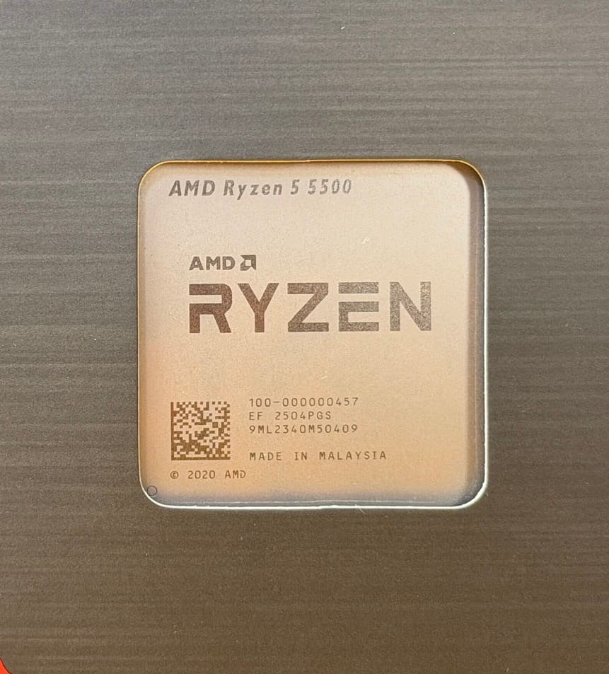 AMD Ryzen 5 5500 with CPU Cooler