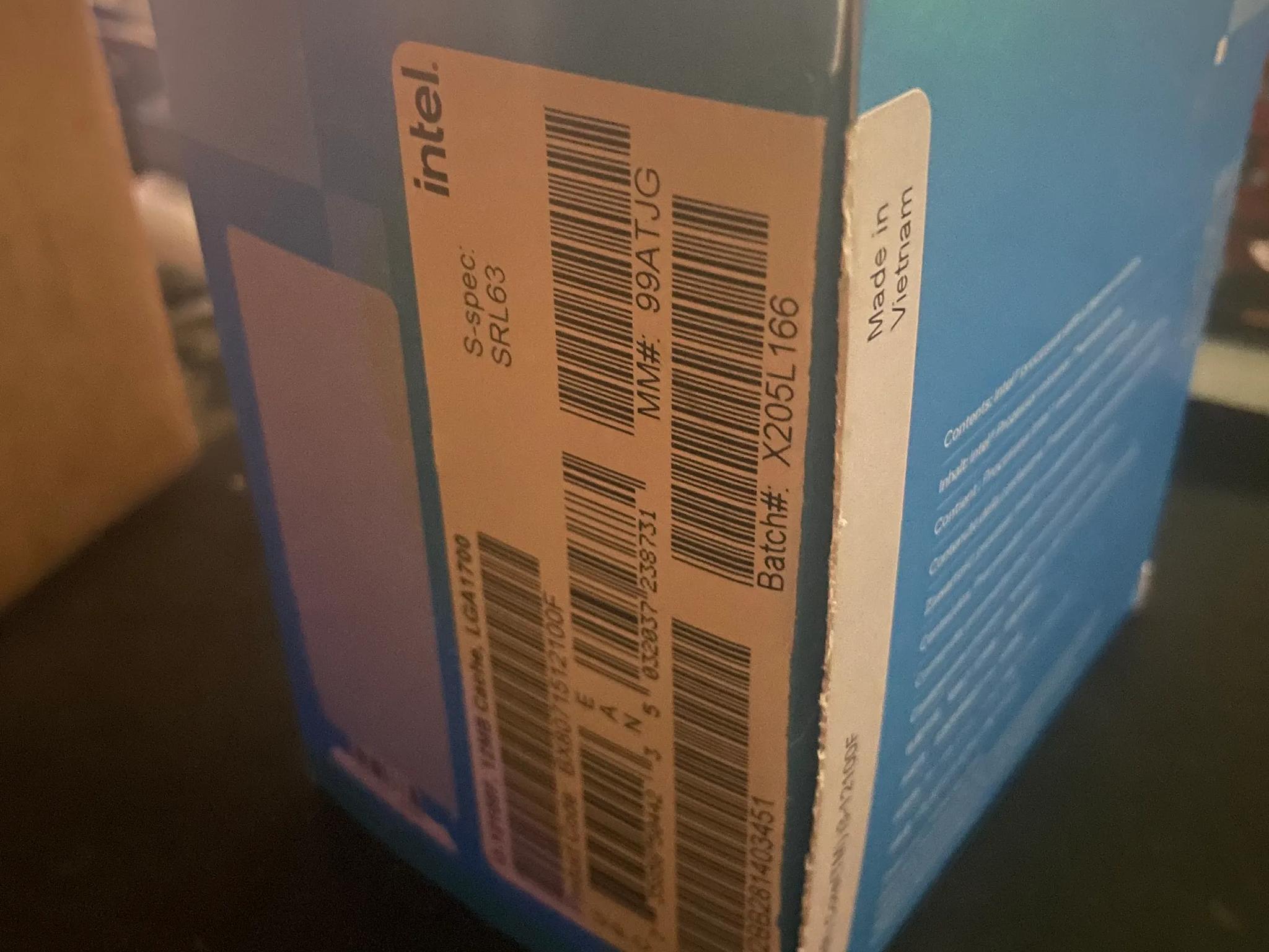 intel core i3-12100f