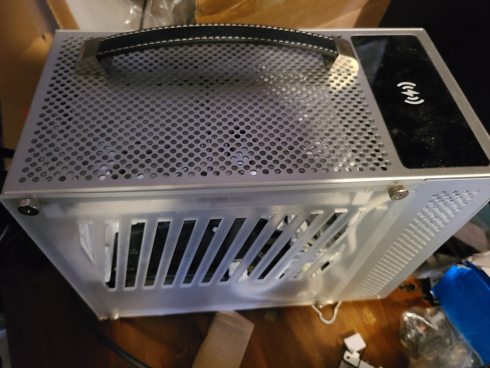 Mini itx 7L Pc with handle. Ryzen 5 5600/intel arc b570 10gb