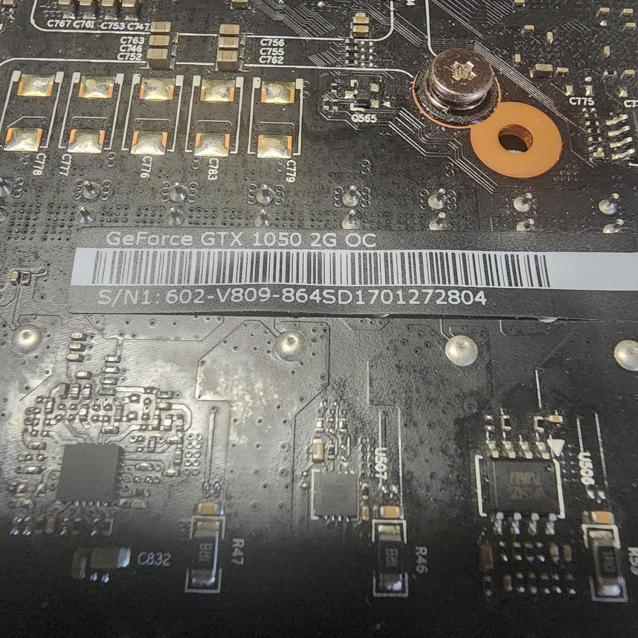 MSI GTX 1050 2GT OC