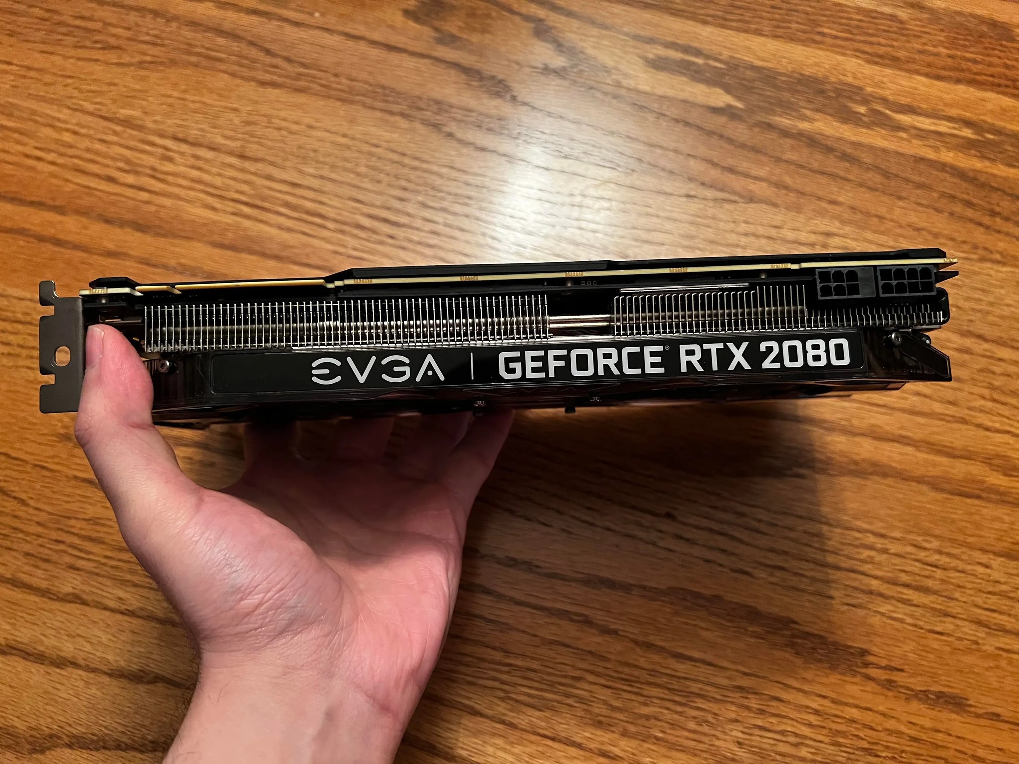 EVGA GeForce RTX 2080 GB Black  w/ Original Box - Works GREAT but LED Strip no-longer turns on! 