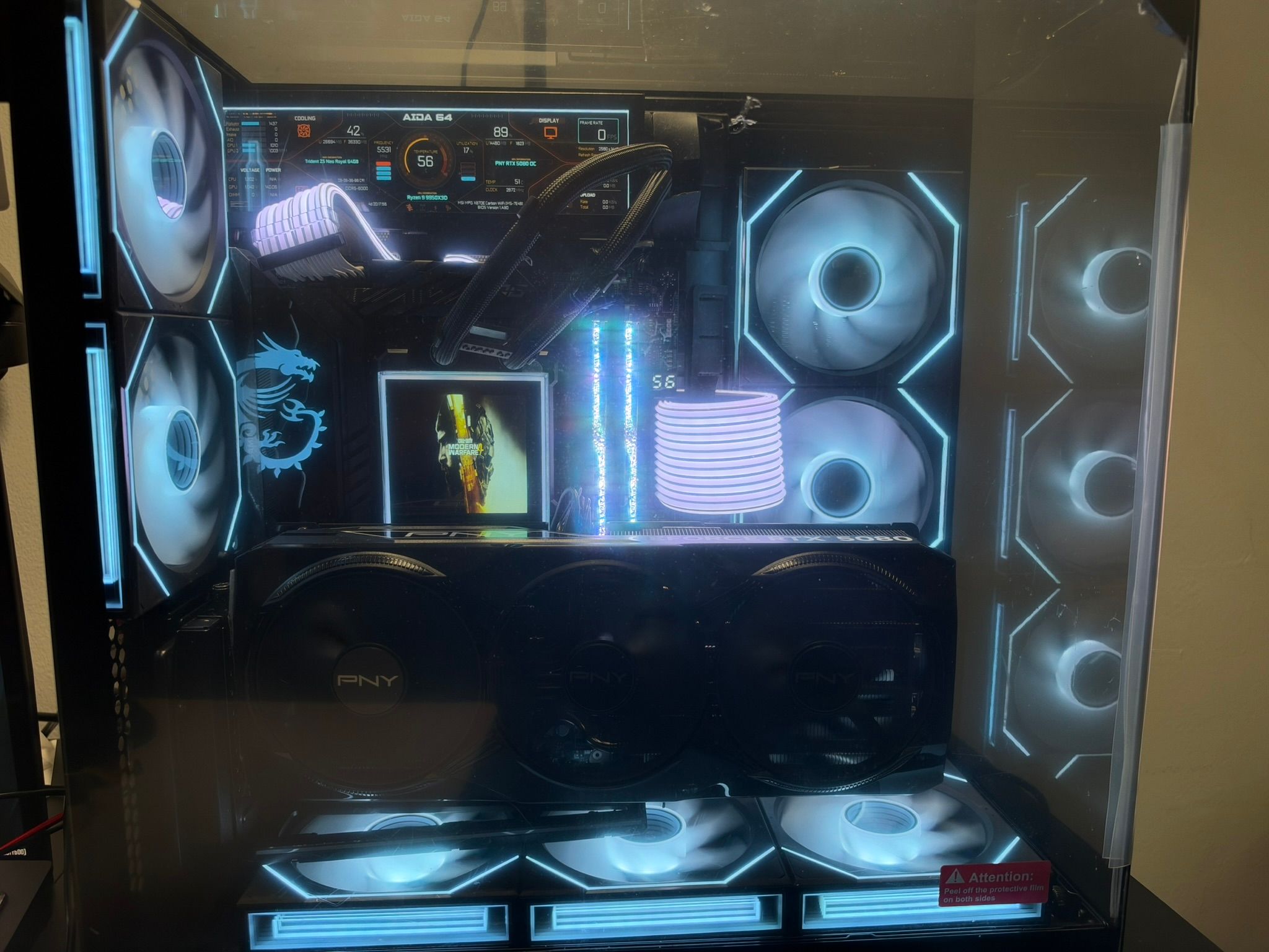 Beast Gaming PC|9950X3D|RTX 5080 OC|64gb 6000 CL28|6tb M.2