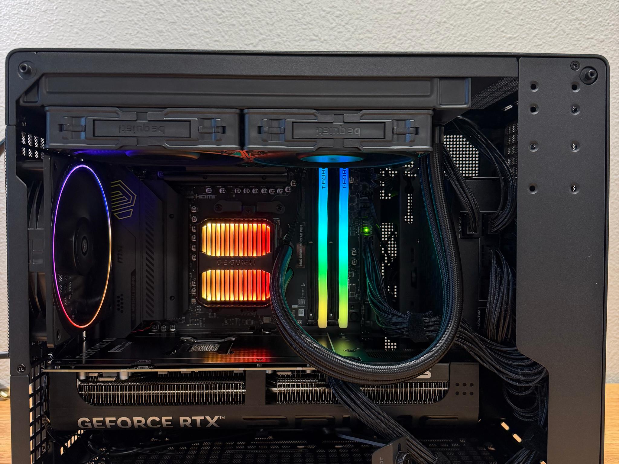 Custom Built Gaming PC with AMD 9800X3D, NVIDIA 5070 Ti, 32GB DDR5 CL30, 2TB NVMe, MSI B850M MORTAR