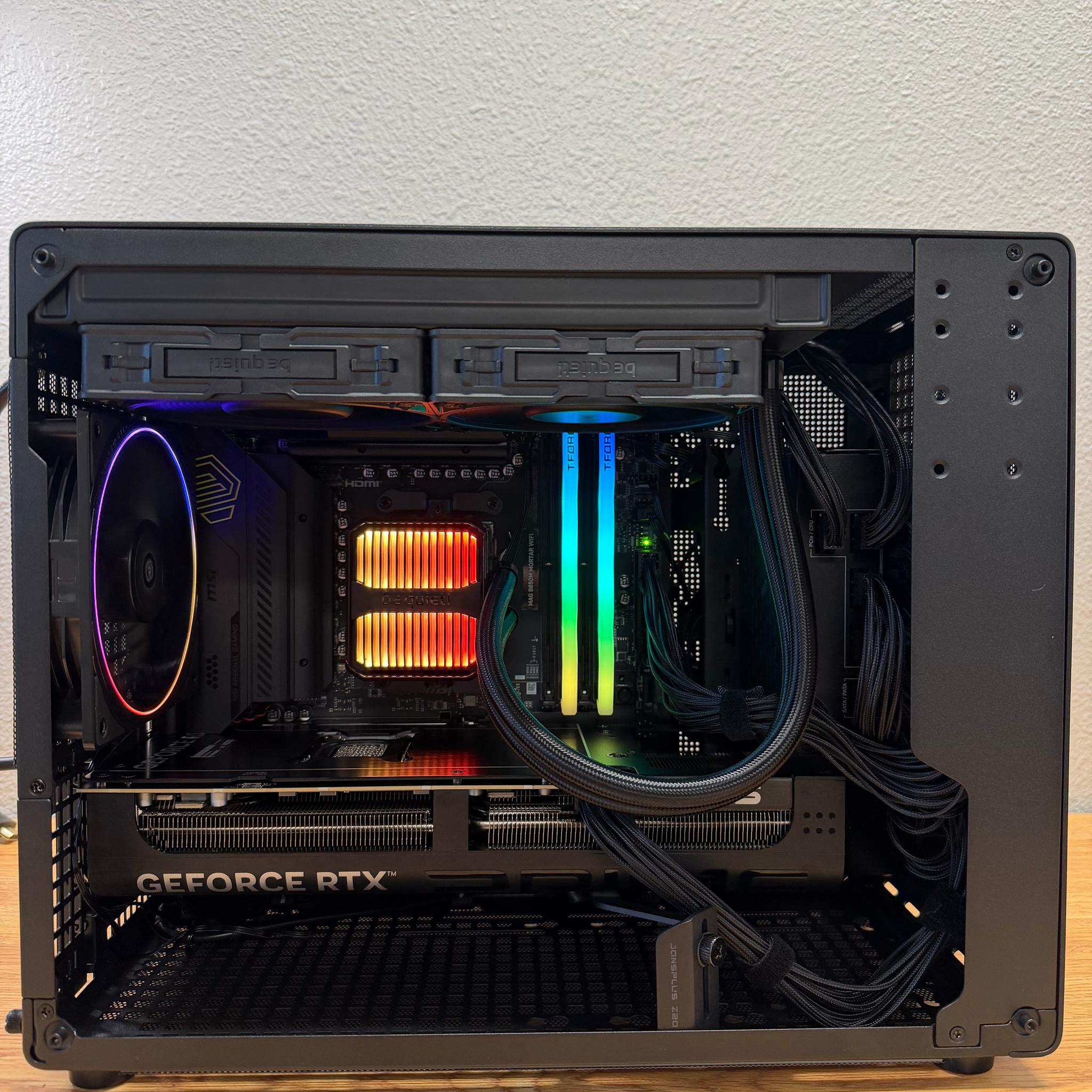 Custom Built Gaming PC with AMD 9800X3D, NVIDIA 5070 Ti, 32GB DDR5 CL30, 2TB NVMe, MSI B850M MORTAR