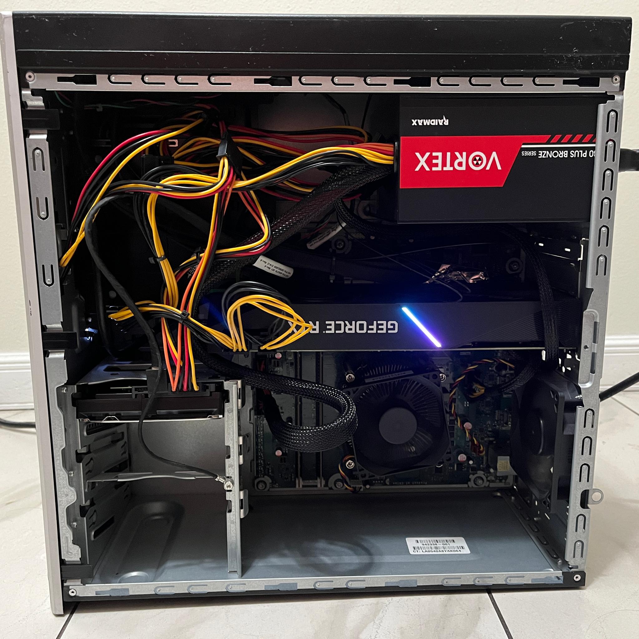NVIDIA RTX 2070, Intel i7-7700, 16GB RAM, 1.1TB Storage - HP Gaming PC w/Wi-Fi & BT