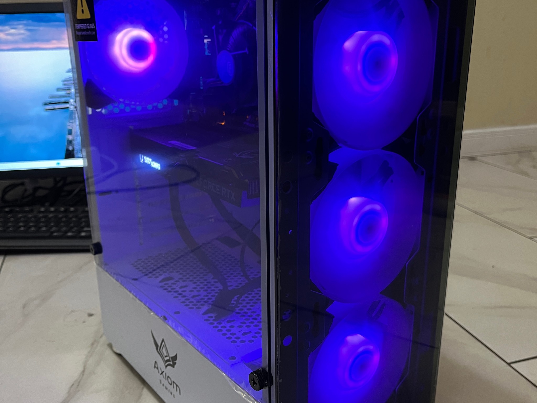 🟠🔥NVIDIA RTX 3060 Ti, Intel i5-10400, 16GB RAM, 1TB SSD, High Performance RGB Gaming PC w/ Remote