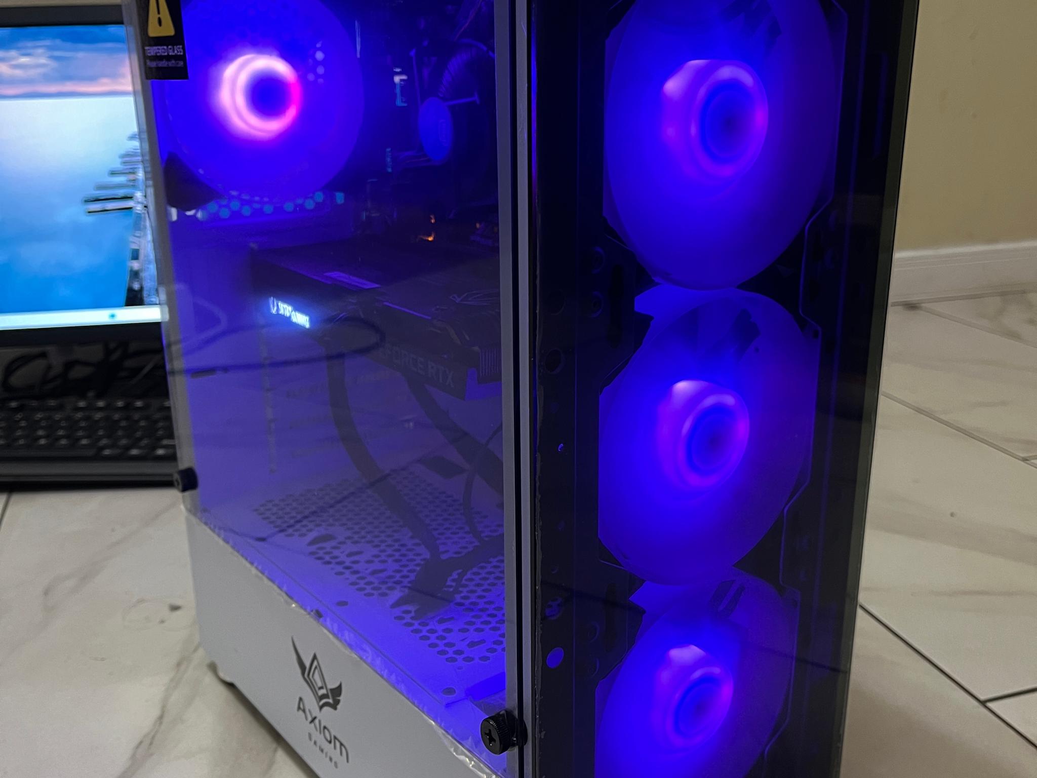 🟠🔥NVIDIA RTX 3060 Ti, Intel i5-10400, 16GB RAM, 1TB SSD, High Performance RGB Gaming PC w/ Remote
