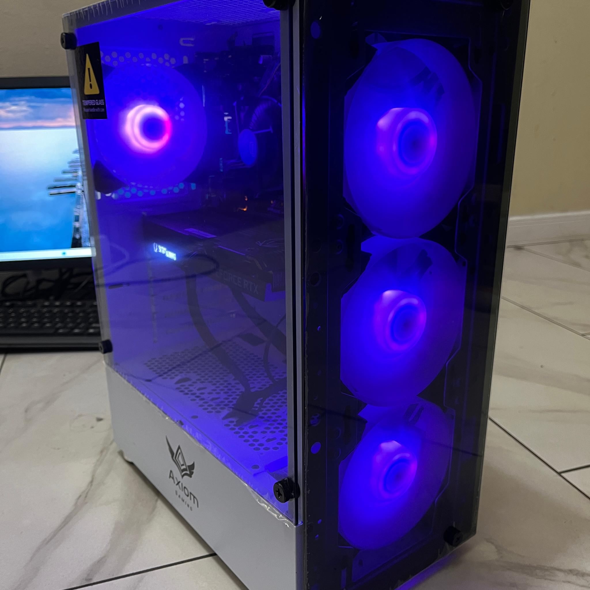 🟠🔥NVIDIA RTX 3060 Ti, Intel i5-10400, 16GB RAM, 1TB SSD, High Performance RGB Gaming PC w/ Remote