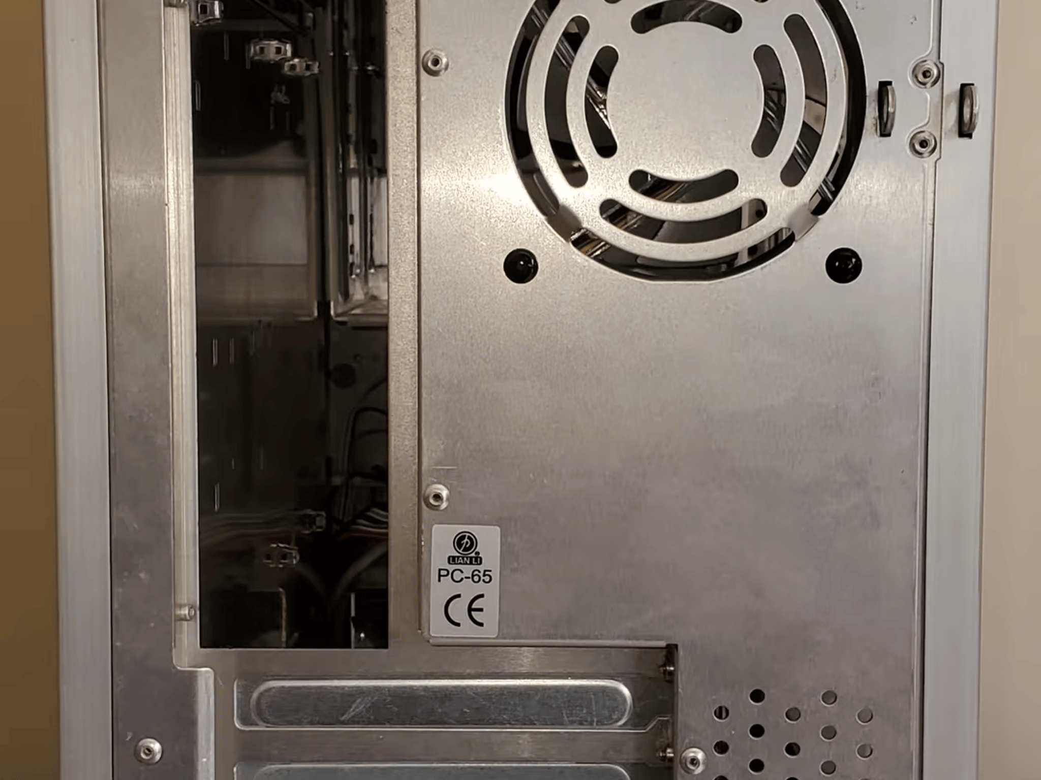 Lian Li PC-65 brushed aluminum ATX case