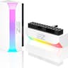 New EZDIY-FAB ATX 24-pin 90 Degree Power Connector Adapter 5V 3 Pin ARGB for Motherboard White
