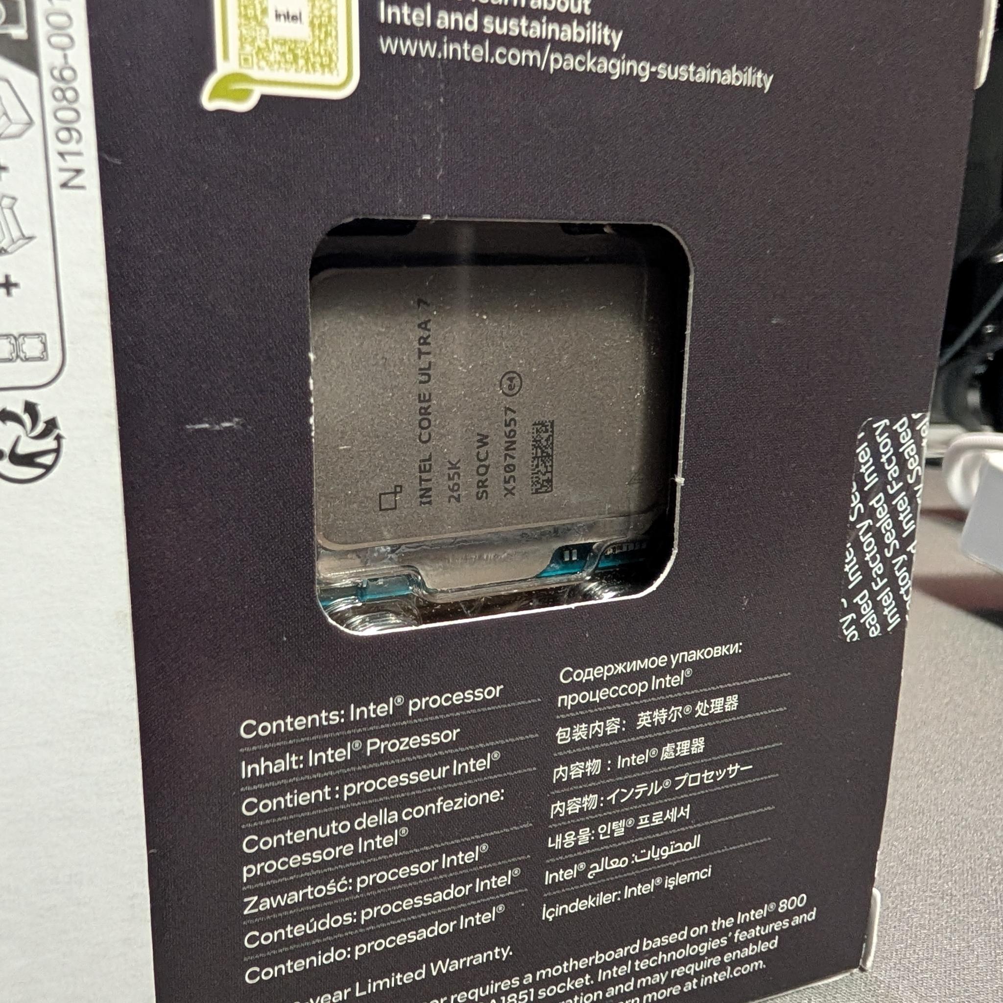 Intel Core Ultra 7 265K