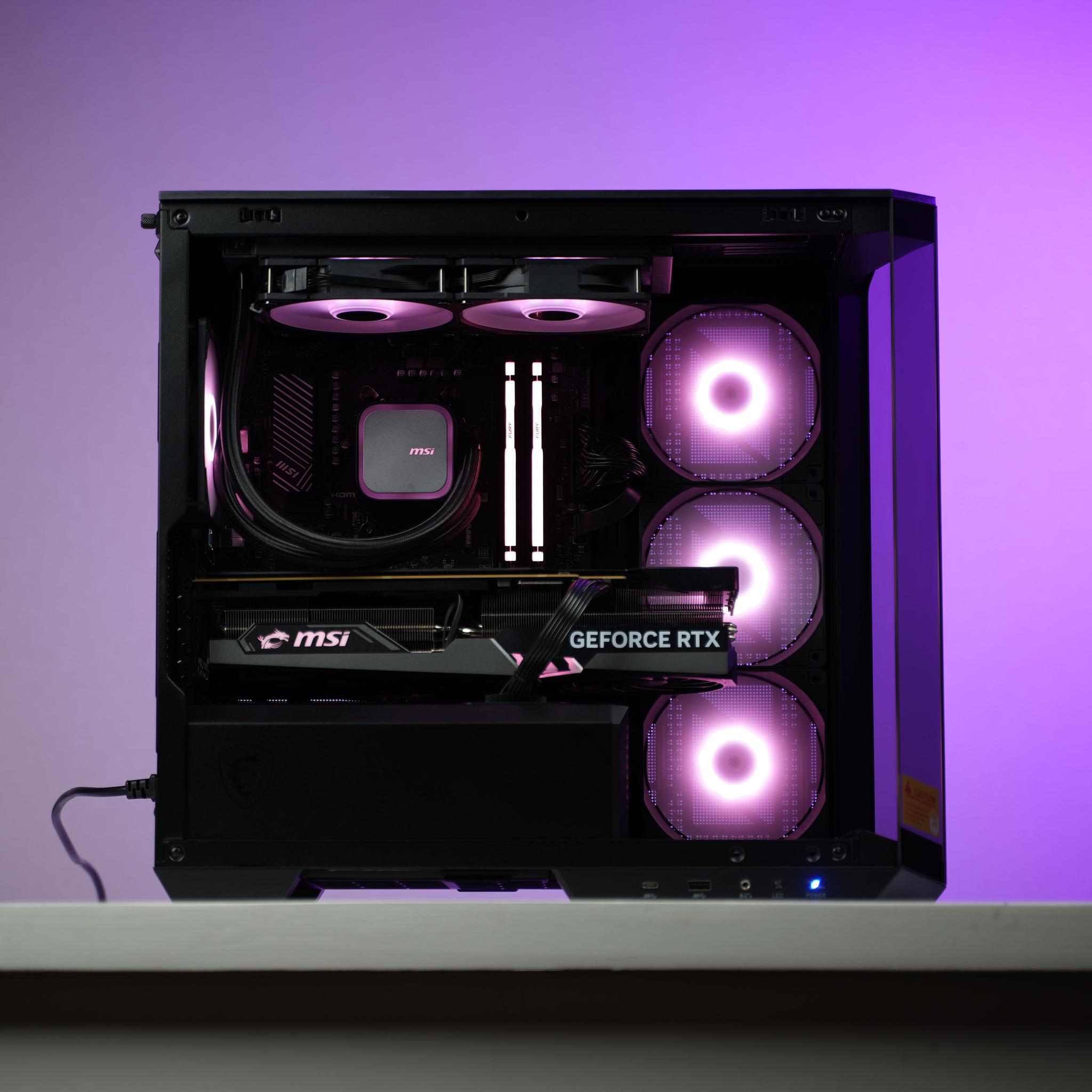 “NOIRGBFORM” RTX  4080 Ryzen 7 7700 32GB 2TB Windows 11 Workstation Gaming PC