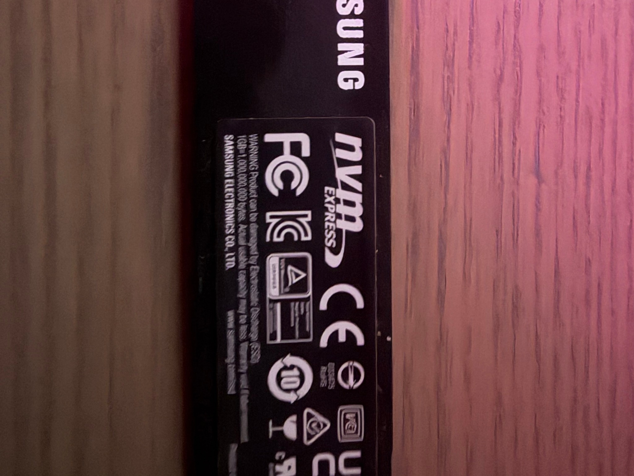 Samsung 980 Pro 1 TB NVME SSD