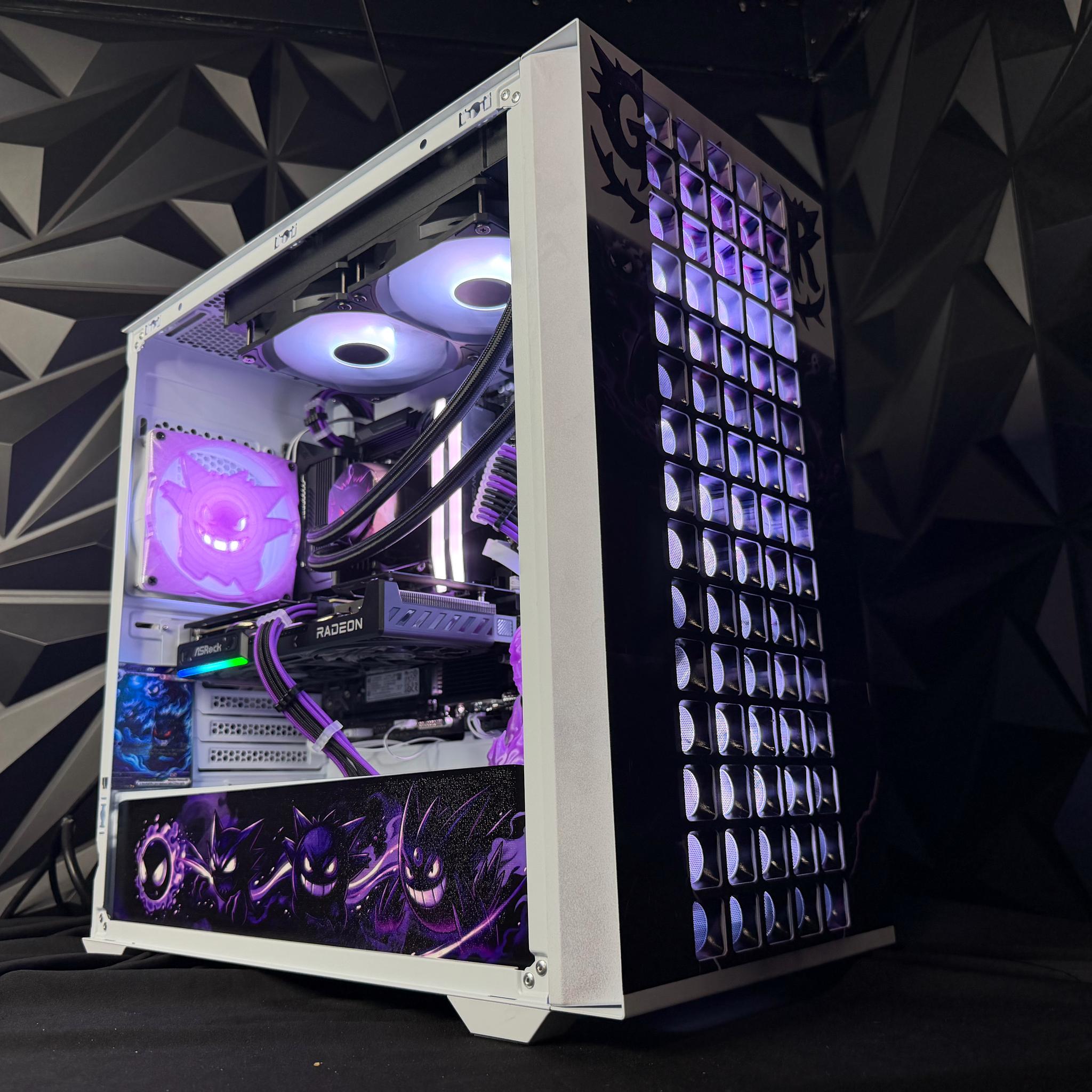 👻💜 GENG GANG 96 💜👻Ryzen 5 9600X| RX 9060XT 16GB| 32 GB DDR5| 1.25 TB NVMe| 650W PSU