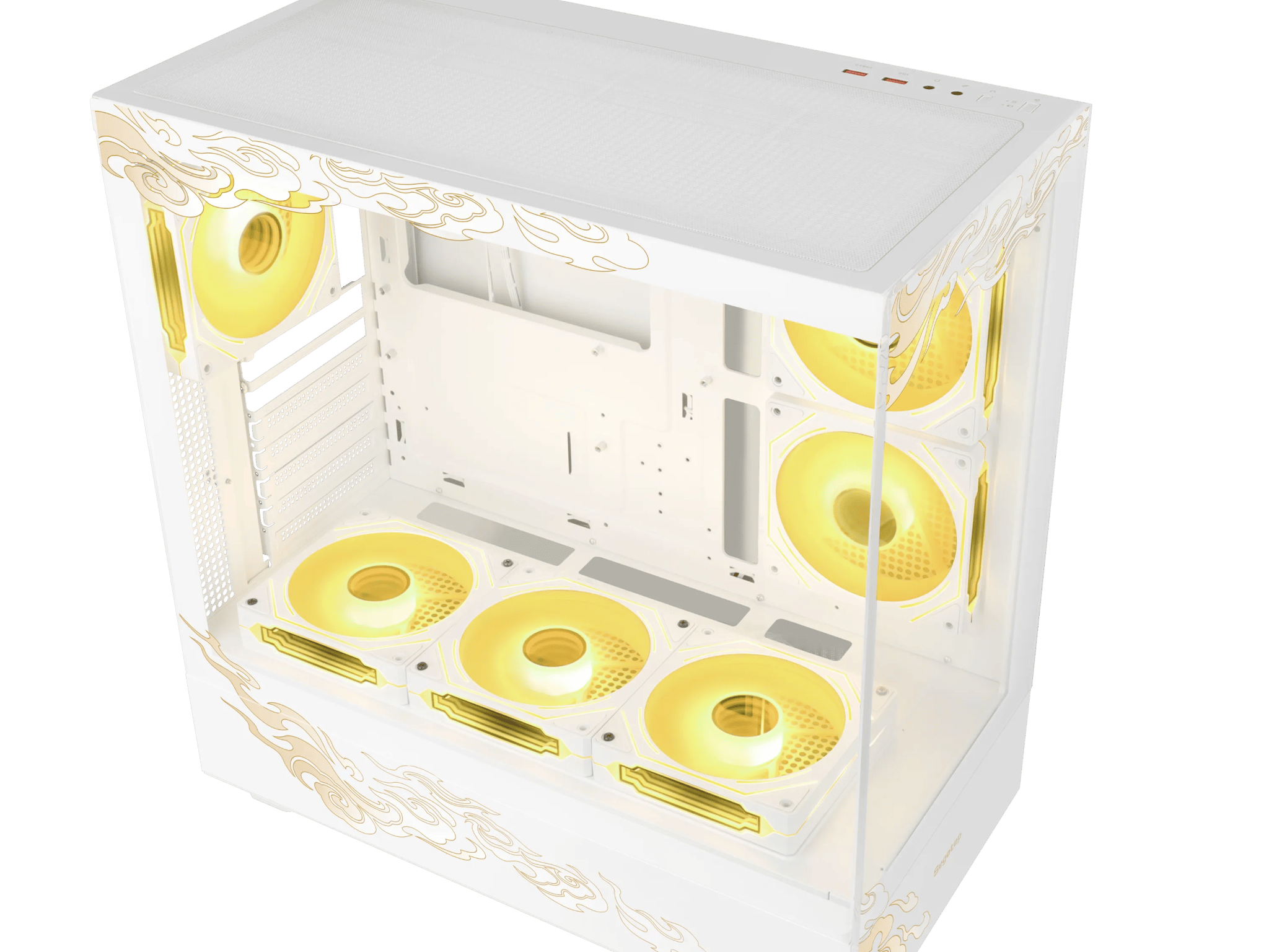 SEGOTEP Endura Pro+ | 🐉🌟LOONG/DRAGON Edition🌟 🐉 | ATX CASE |360mm AIO Support | 6 ARGB FAN INCLUDED