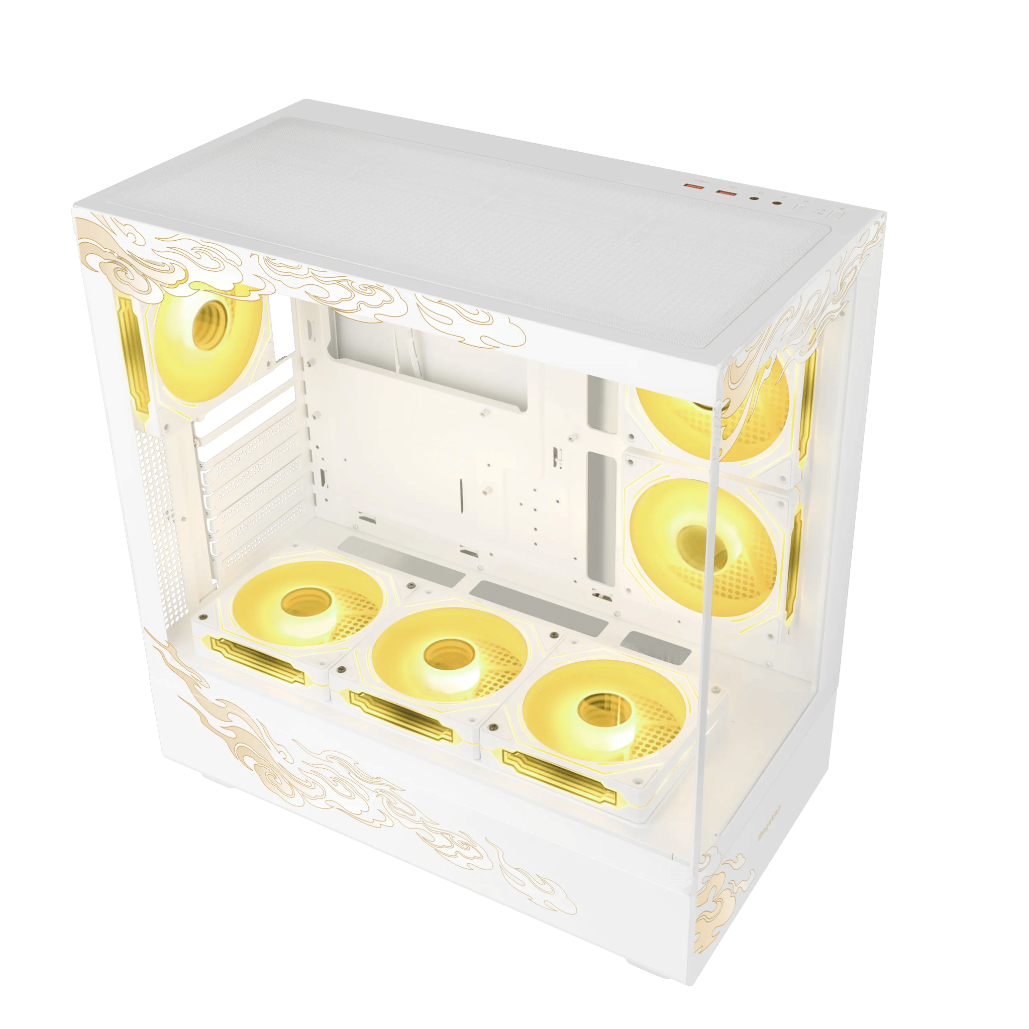 SEGOTEP Endura Pro+ | 🐉🌟LOONG/DRAGON Edition🌟 🐉 | ATX CASE |360mm AIO Support | 6 ARGB FAN INCLUDED