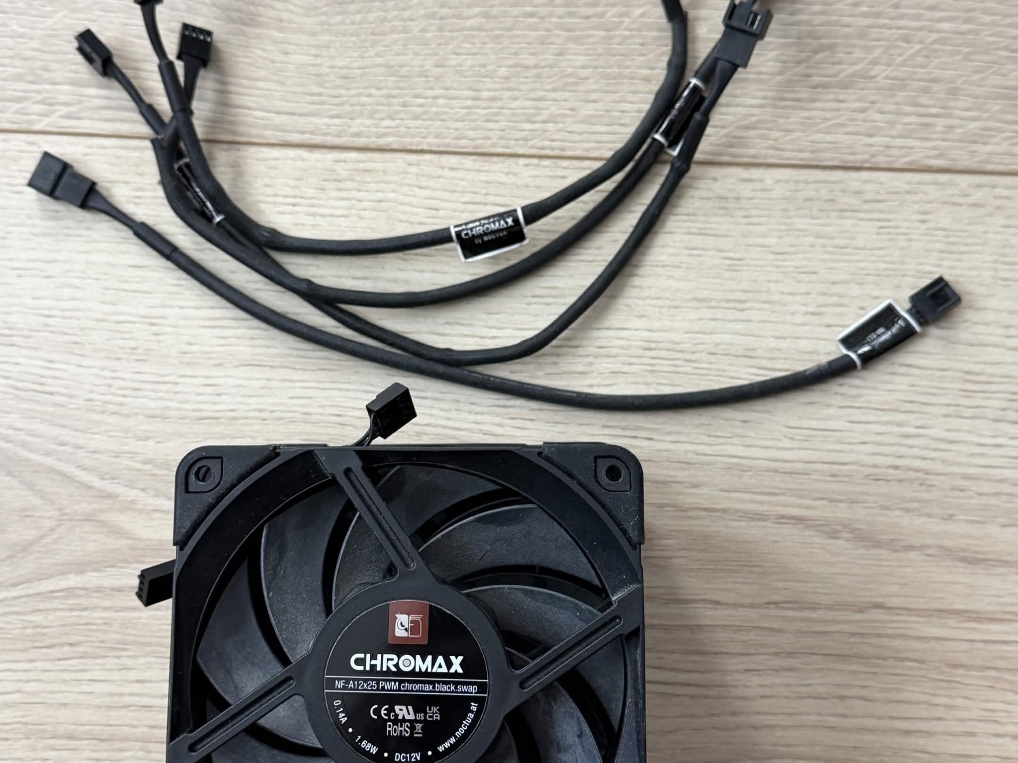 4x FANS NOCTUA NF-A12x25 PWM CHROMAX Fans G1 | Jawa