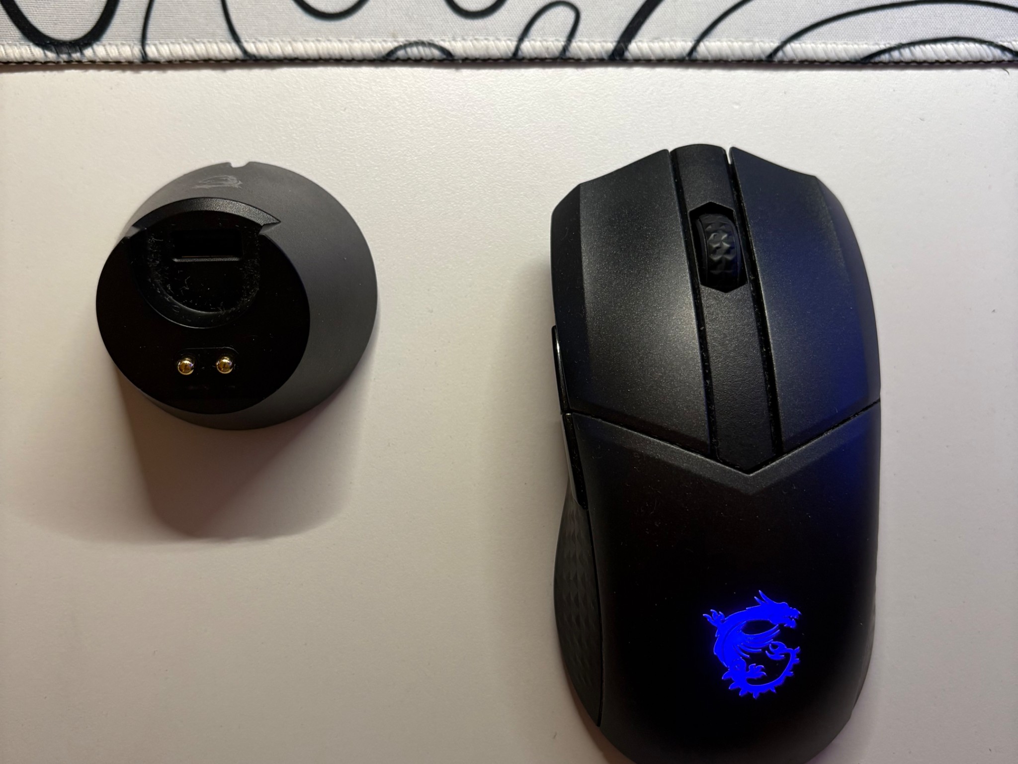 MSI Clutch GM41 Lightweight Wireless RGB Gaming Mouse - Black
