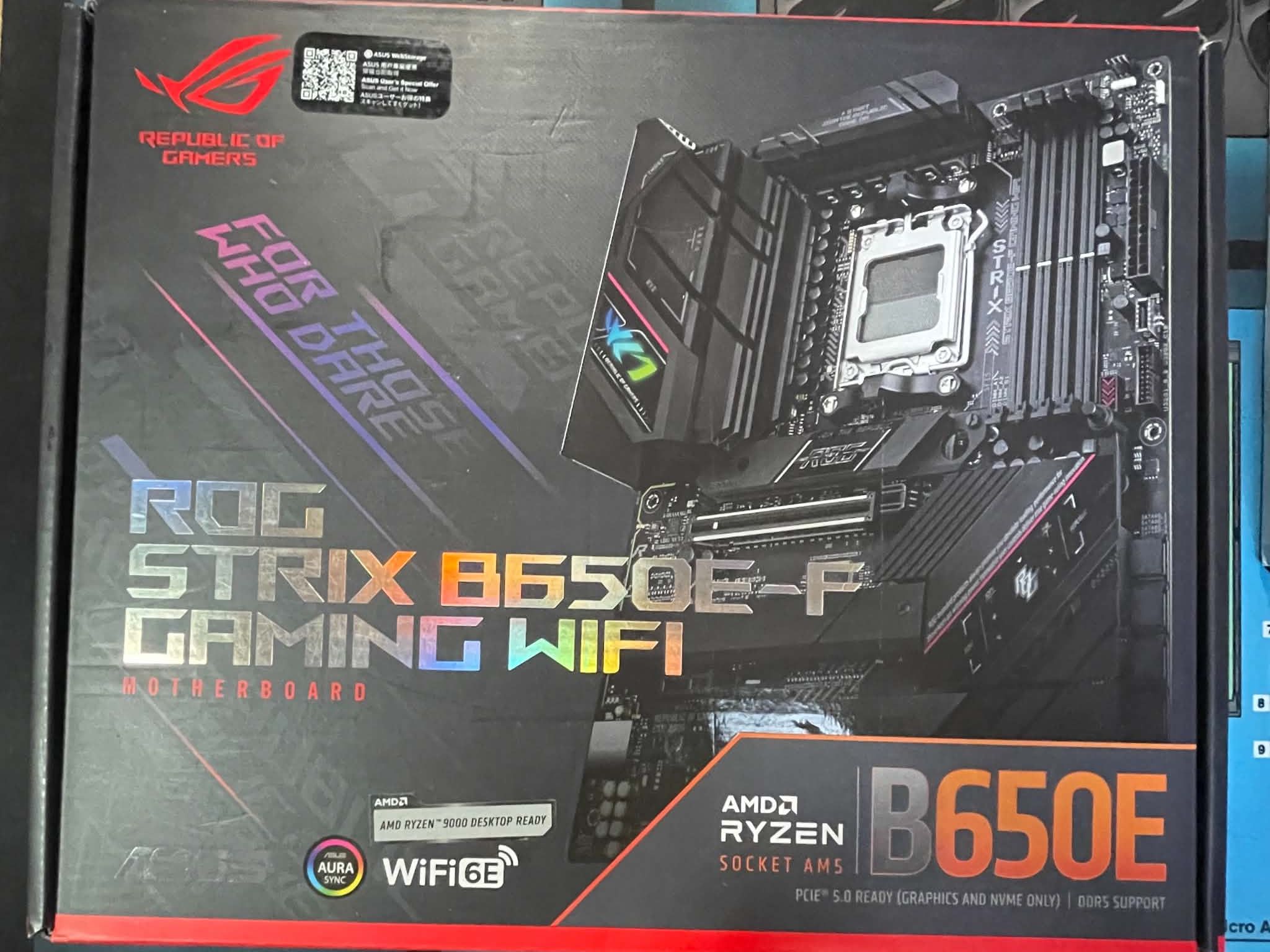 Rog STRIX B650E-F gaming wifi