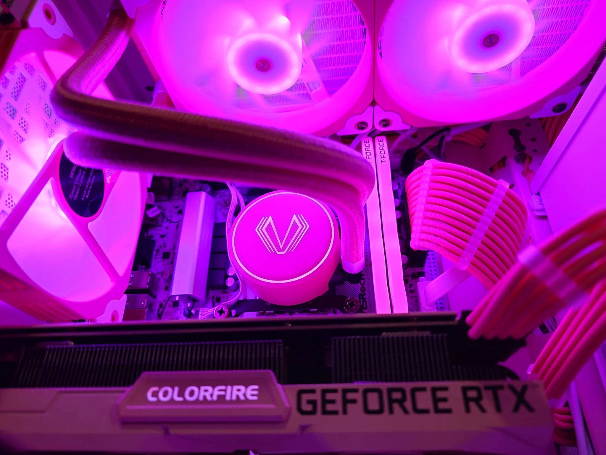 Slay 👑💅: Pink/White 1080P+ Gaming PC - i5 12400 / RTX 3060 12GB / 32GB DDR5 / 1TB NVME