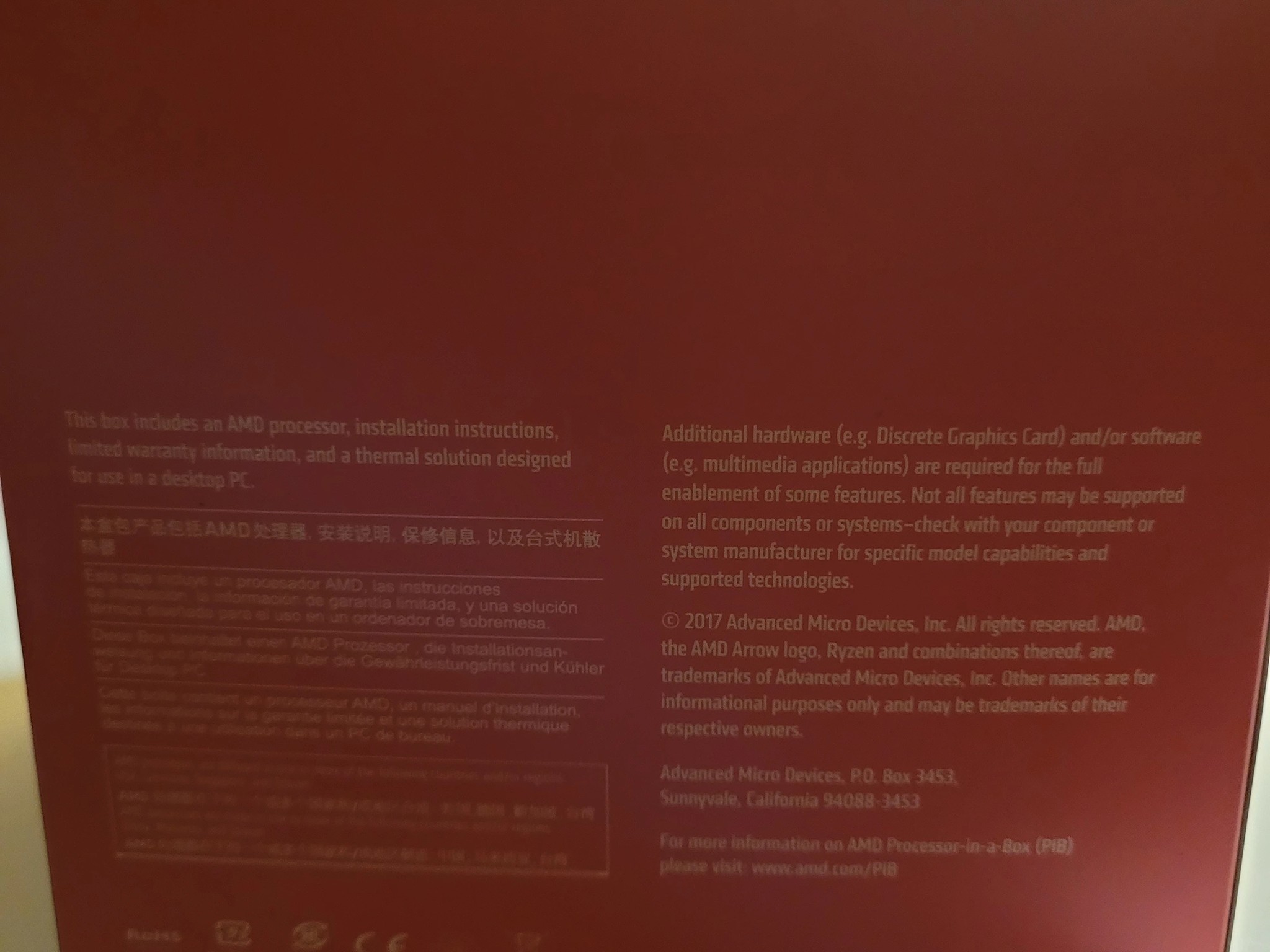 Ryzen 5 2600 6-Core Processor AM4 Socket