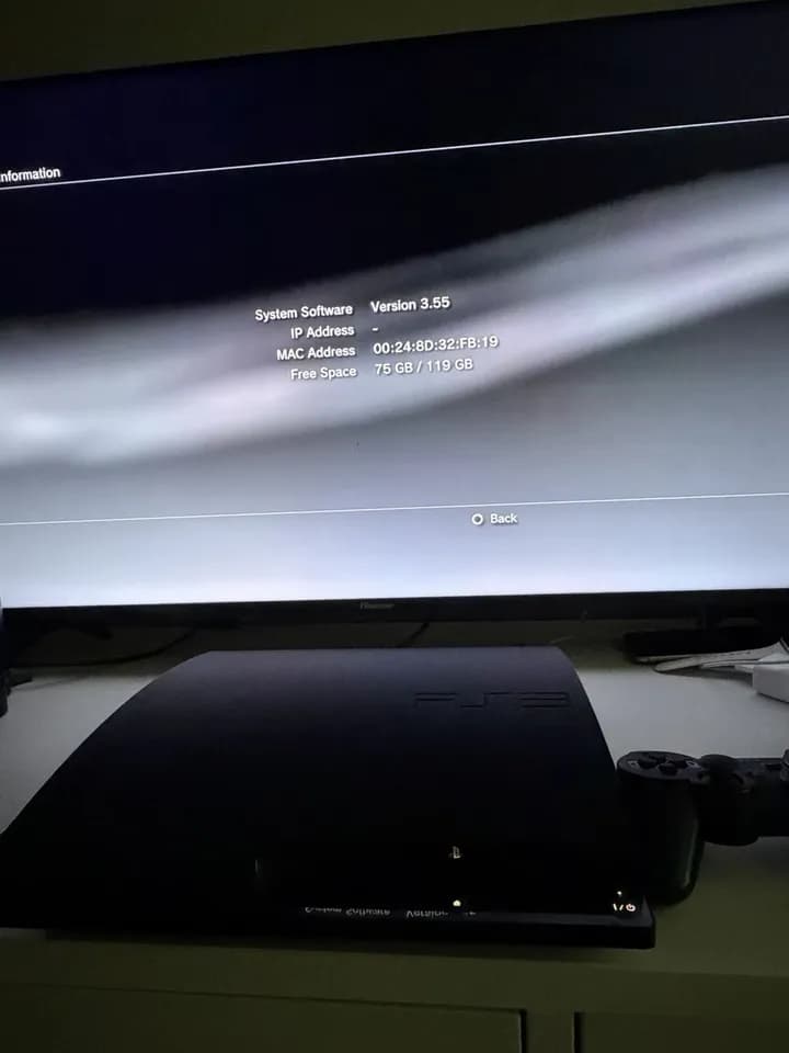 Sony PlayStation 3 Slim 3.55 OFFICIAL FIRMWARE RARE ET JB READY