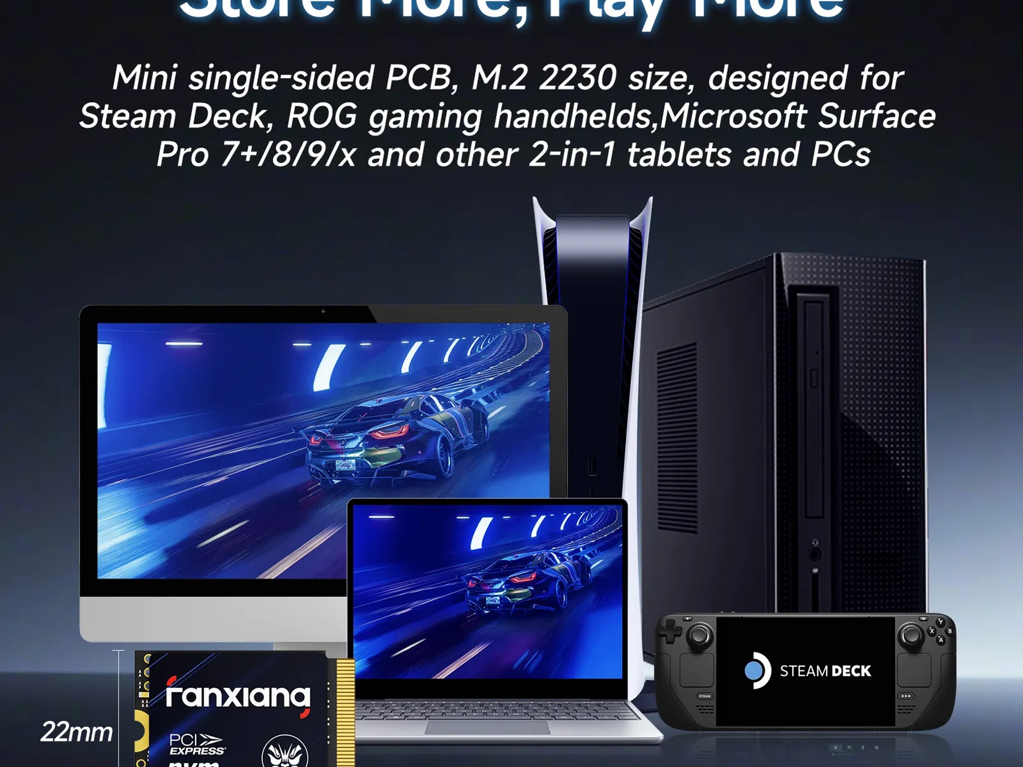 FanXiang S700 PCIe 4.0 NVMe M.2 SSD 1T – Blazing-Fast Speeds