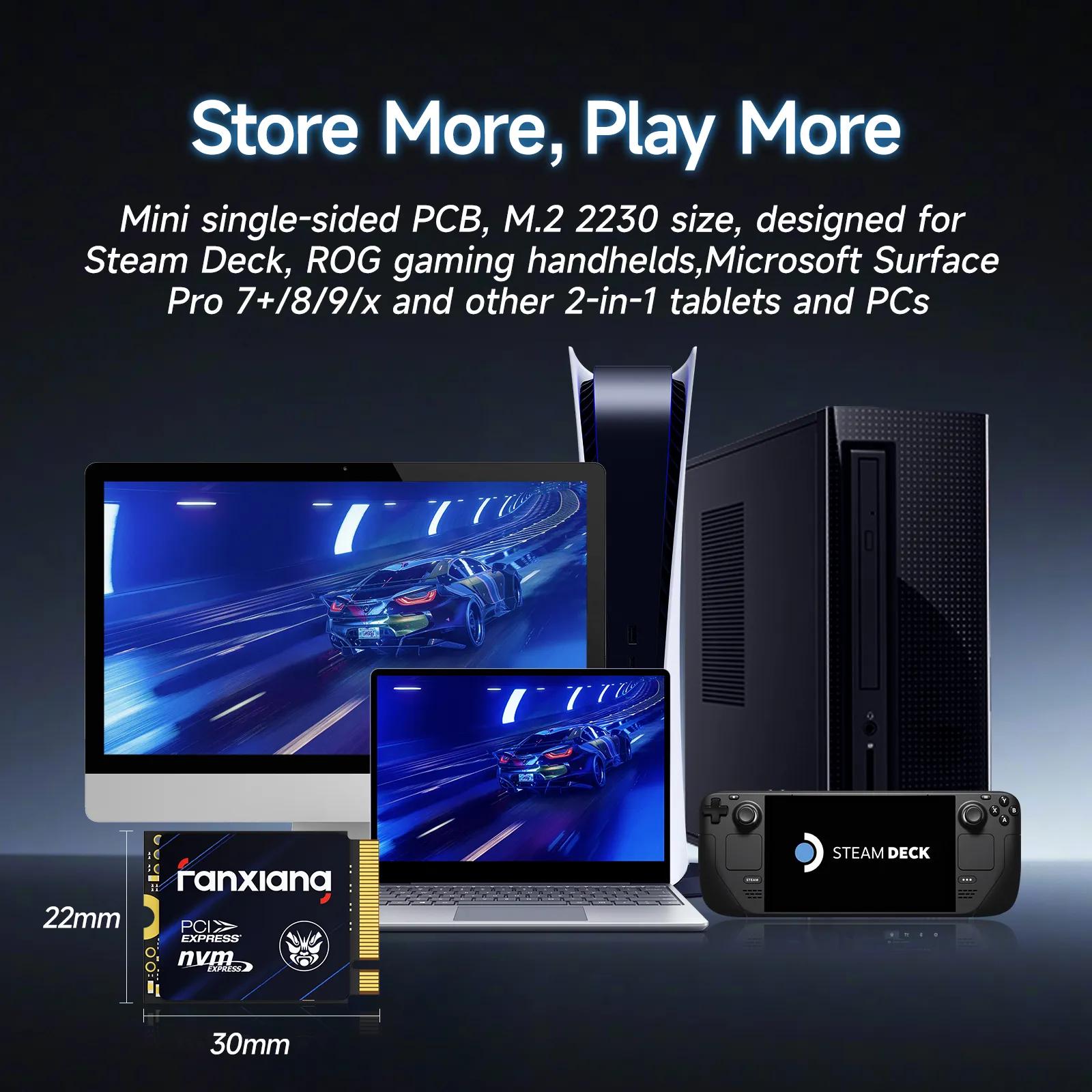 FanXiang S700 PCIe 4.0 NVMe M.2 SSD 1T – Blazing-Fast Speeds