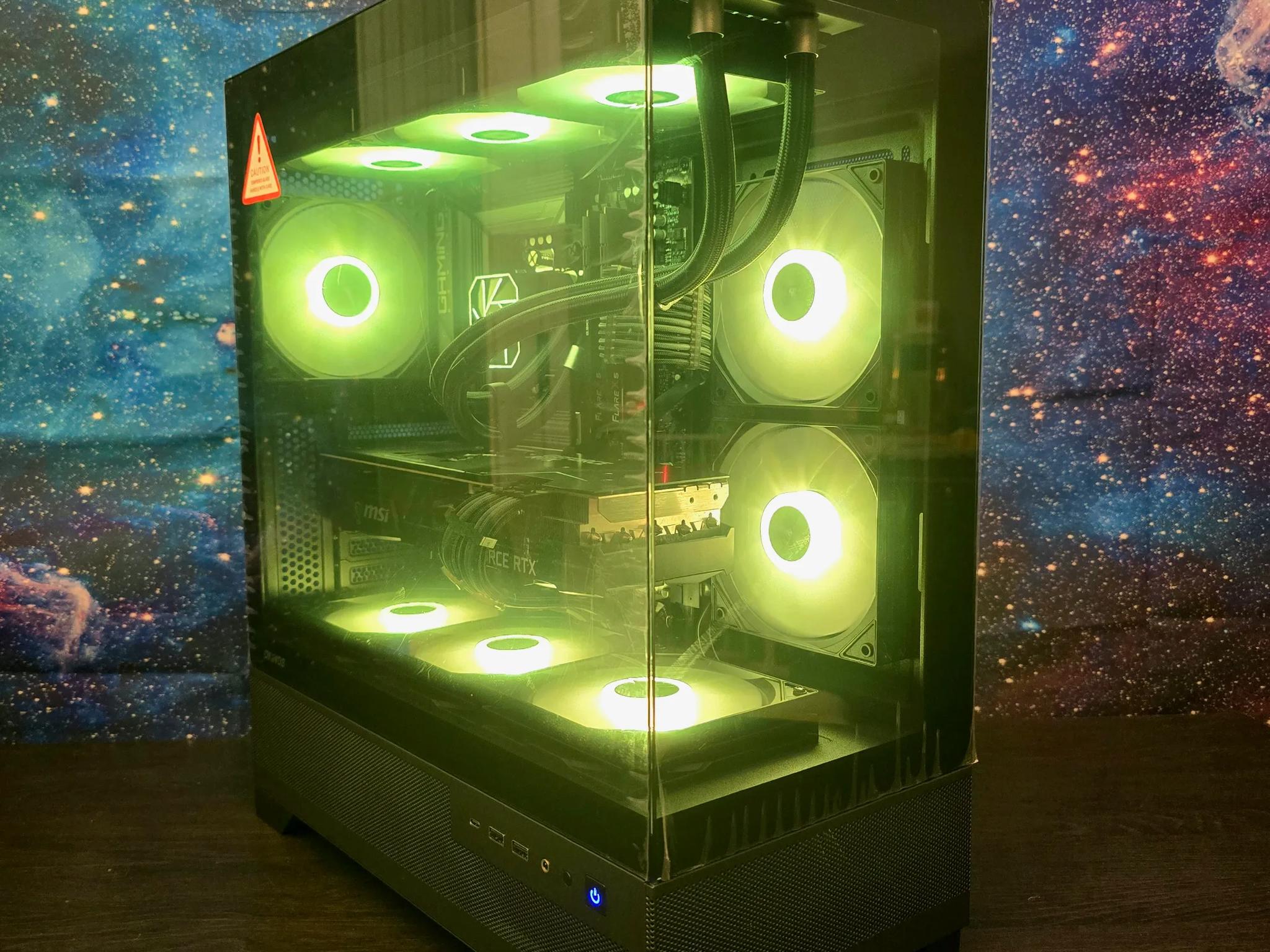 🟡⚫1440P CUSTOM AM5 PC | RTX 3080 OC | RYZEN 5 7600X | 6000Mhz 32GB RAM | 1TB M.2 SSD⚫🟡