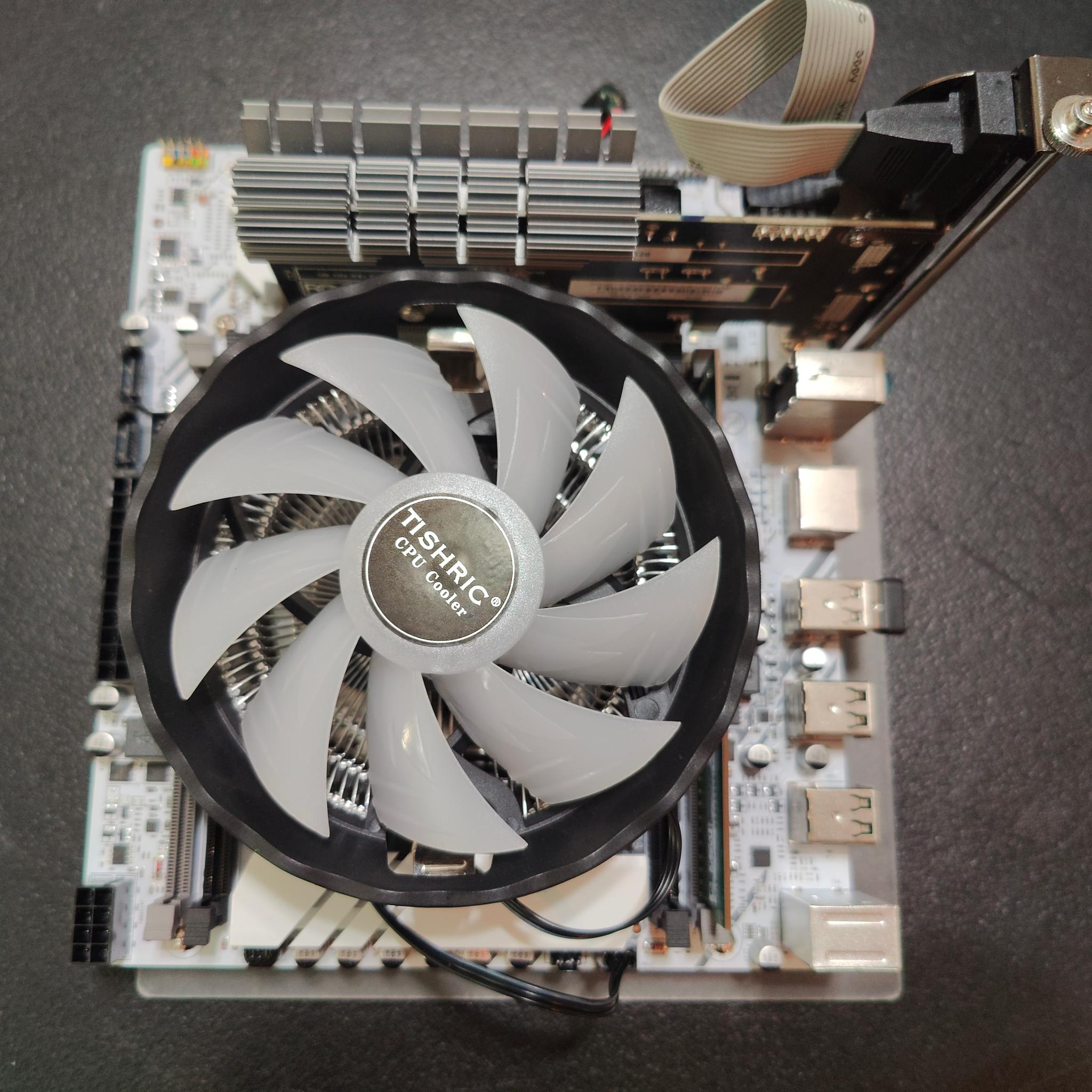Open Air 10C 20T Xeon Nobara Linux Complete Test Bench /W Nvidia GT 730, 8GB DDR4, NonATX 300W PSU
