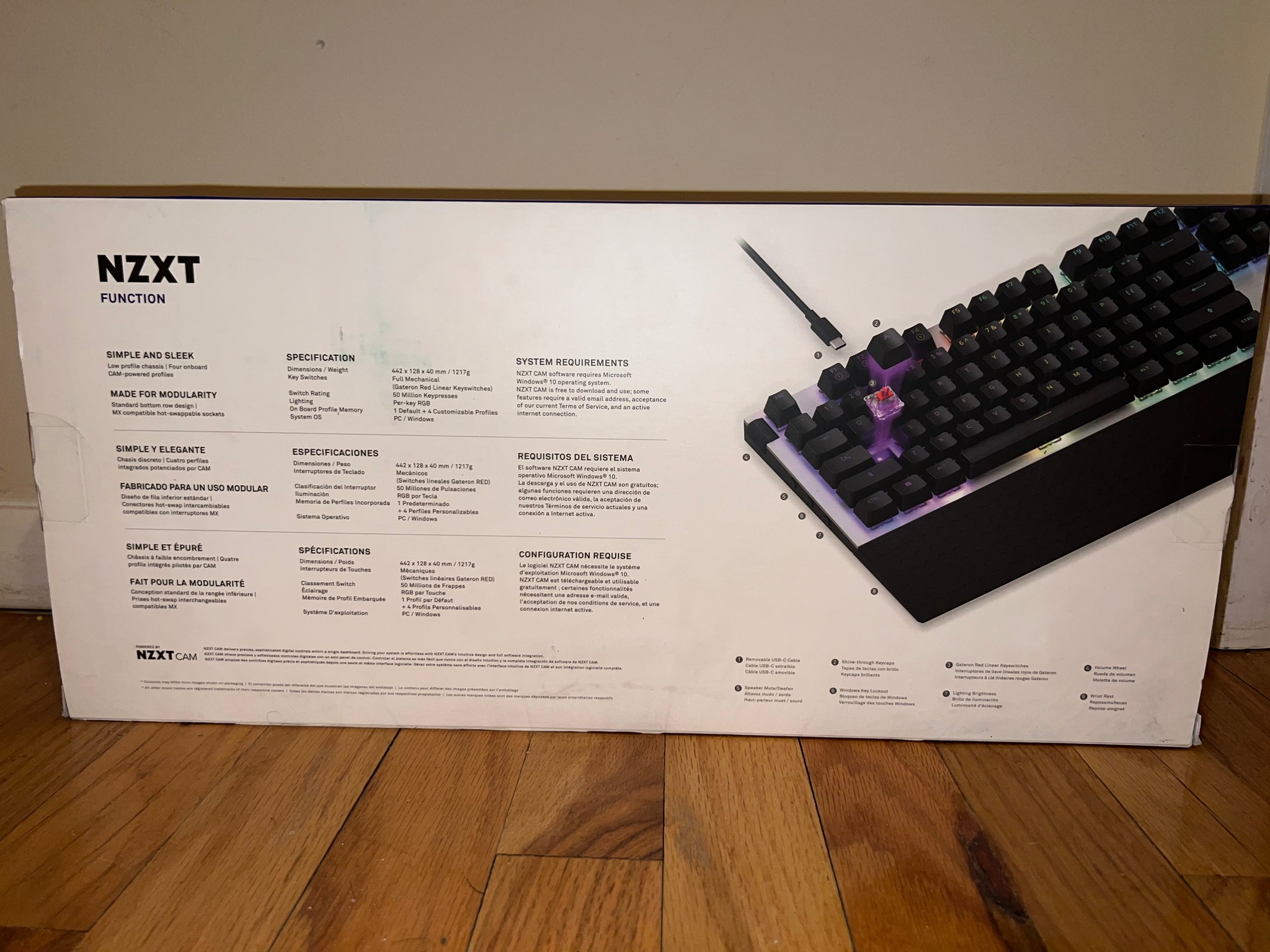 NZXT Full Size Mechanical Keyboard