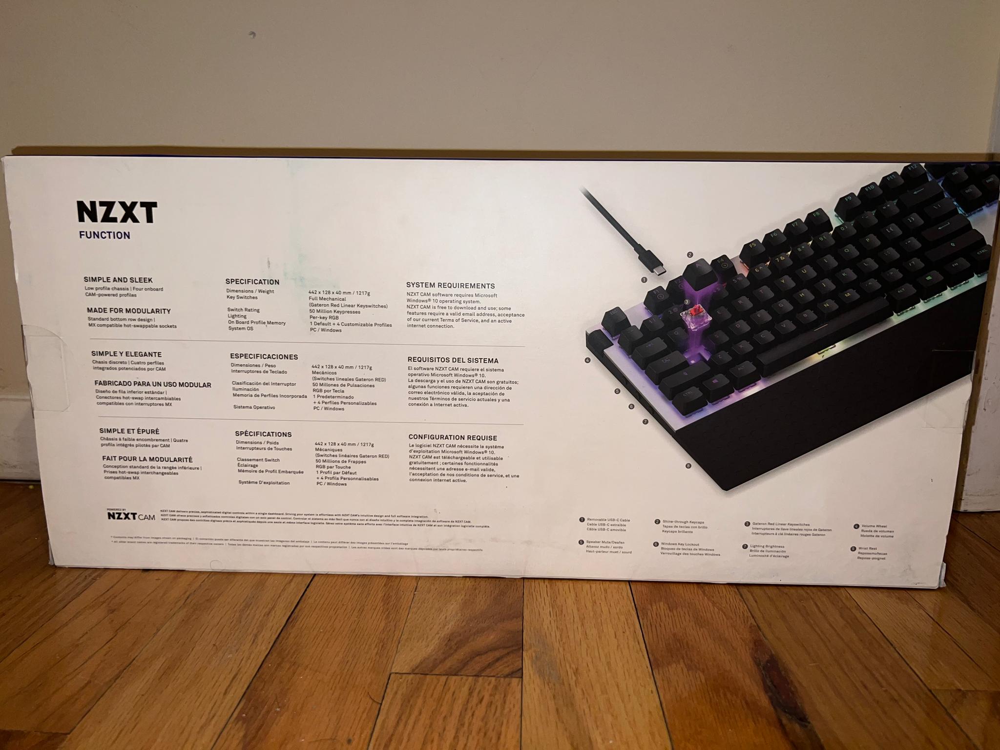 NZXT Full Size Mechanical Keyboard