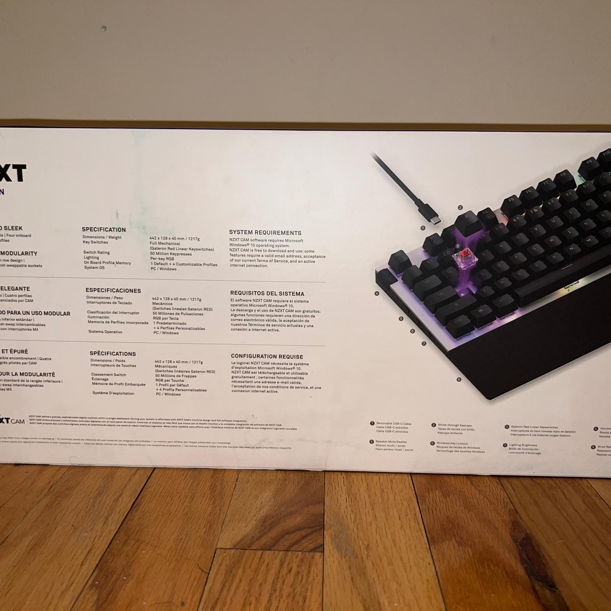NZXT Full Size Mechanical Keyboard