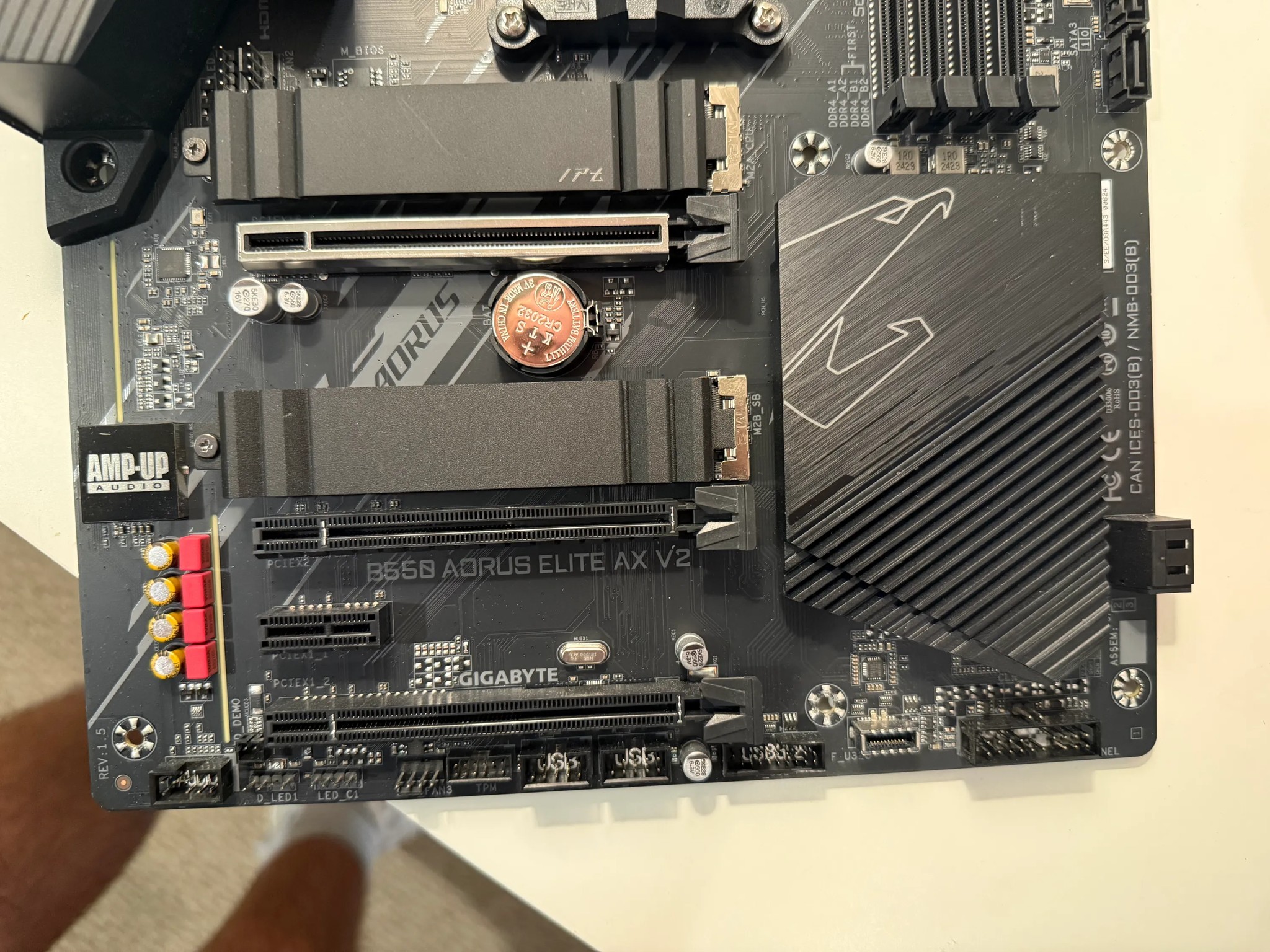 Gigabyte B550 Aorus Elite AX V2 | Wifi | Ships in Anti-Static bag and Original Box |
