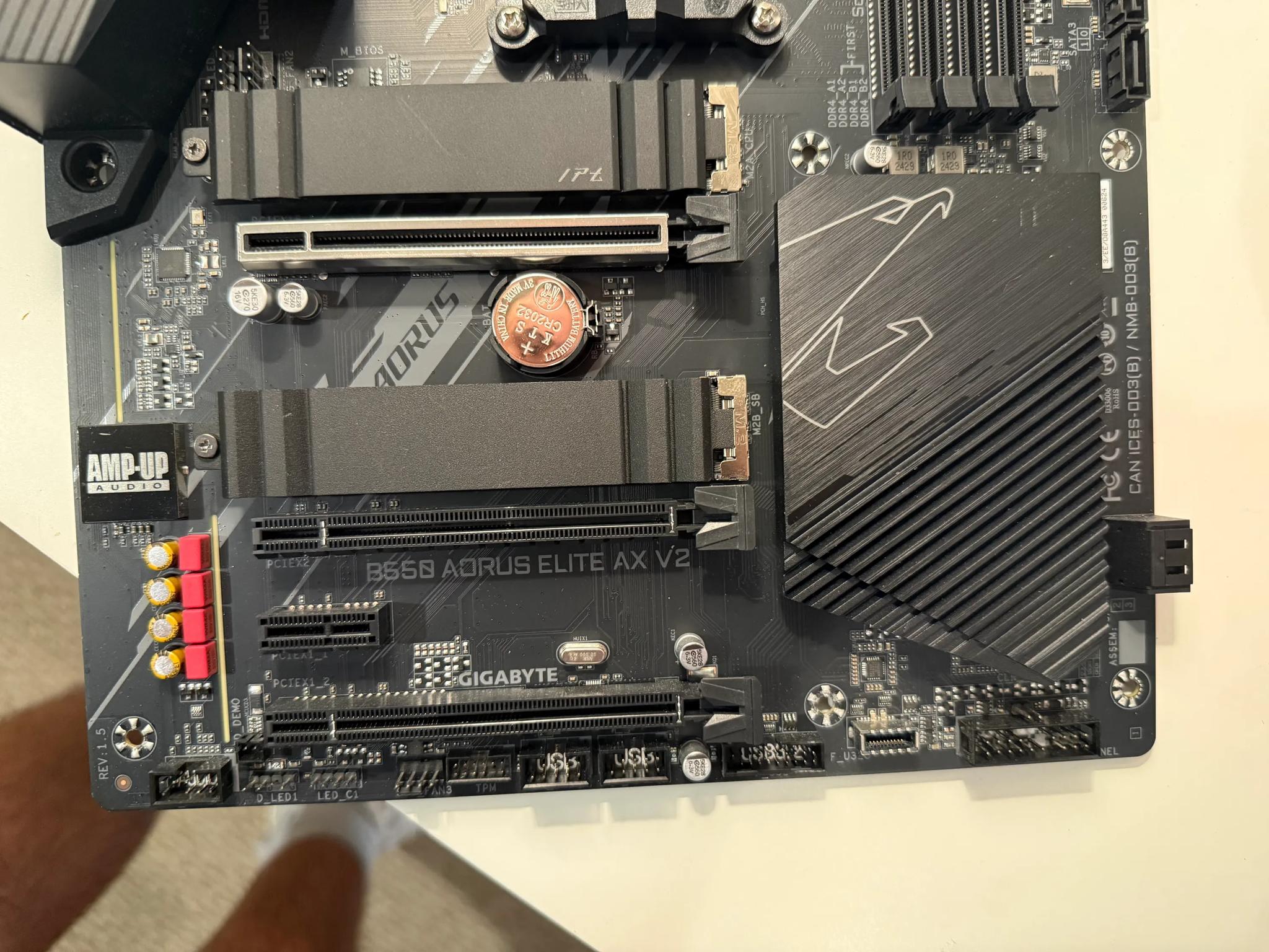 Gigabyte B550 Aorus Elite AX V2 | Wifi | Ships in Anti-Static bag and Original Box |