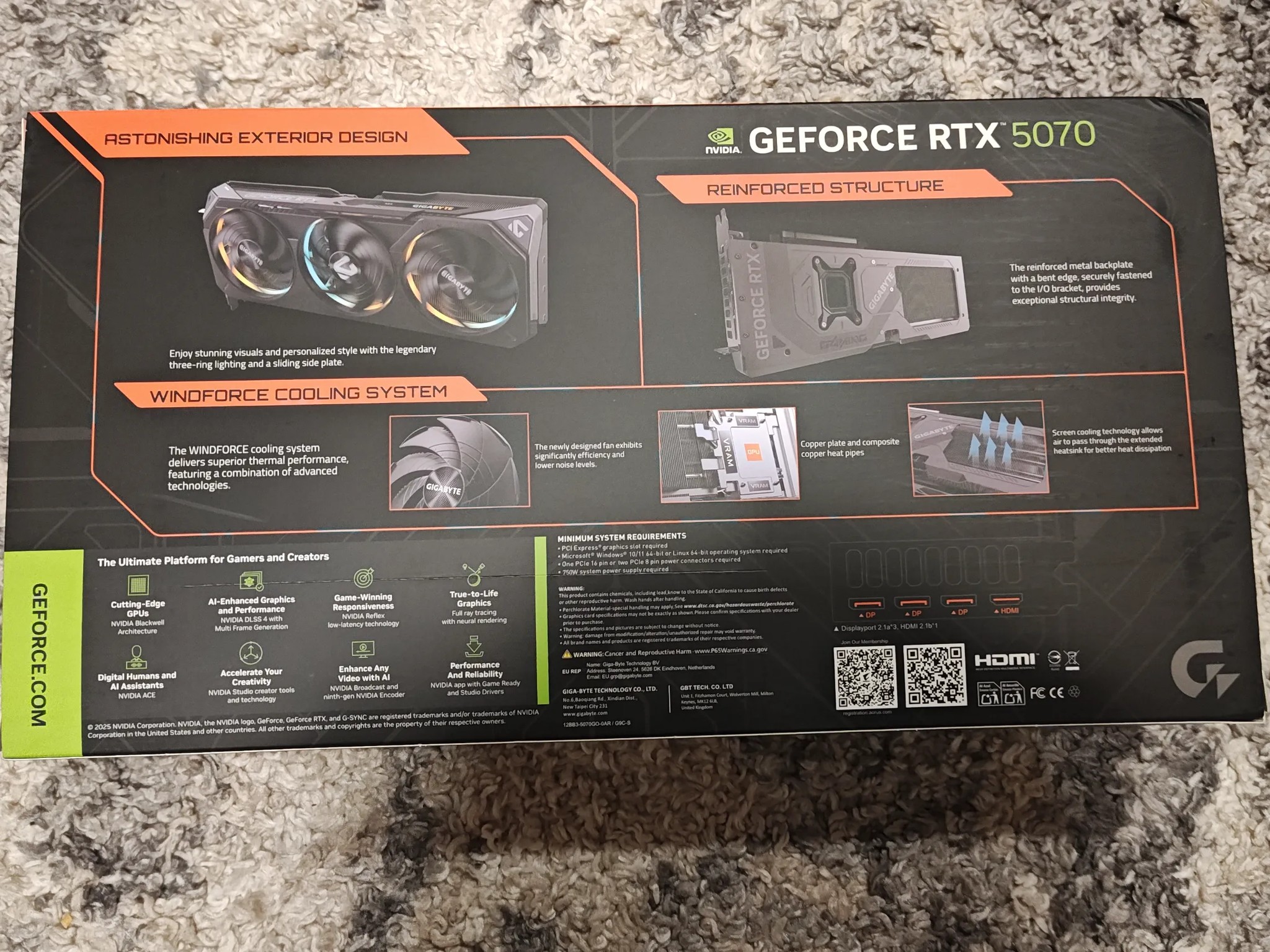 Gigabyte RTX 5070 Gaming OC