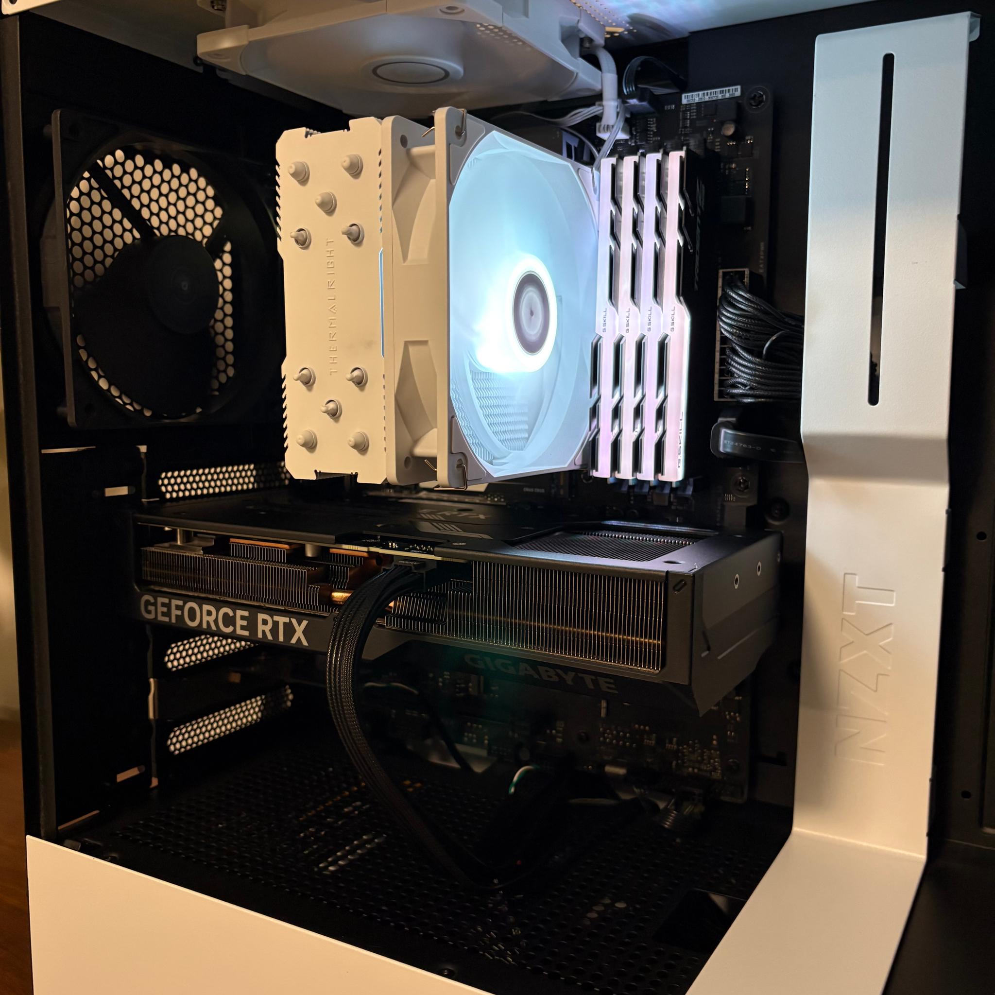 RTX 4070TI | Ryzen 5 5600X | 32GB DDR4 | 1TB NVMe | 850W Gold ATX 3.1 | NZXT H510 White