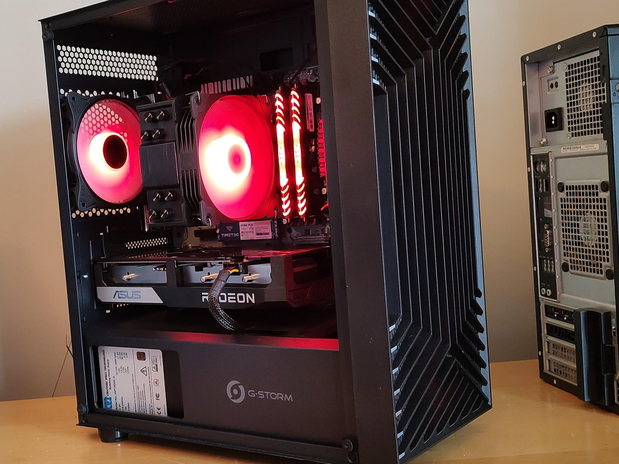 Gaming PC - Ryzen 5 3600, RX 6600XT, 16GB RAM / 1TB SSD, Added WIFI AX 3000