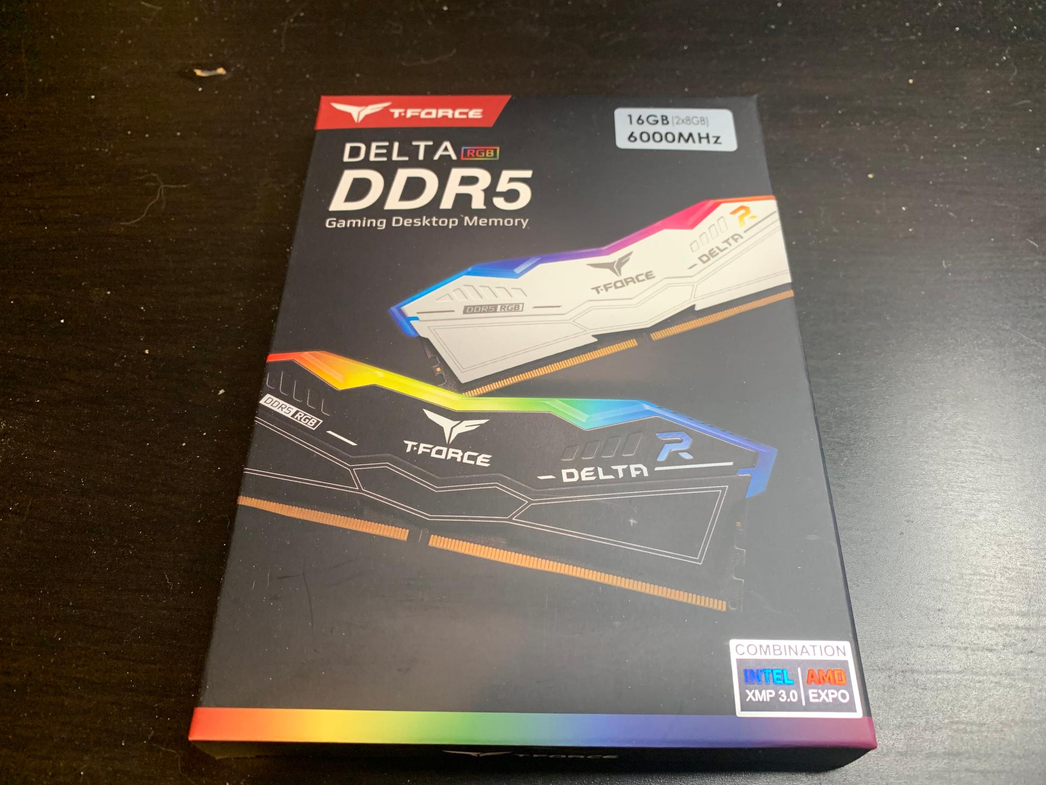 Teamgroup T-Force Delta 16GB (8GB x 2)RGB DDR5 Memory RAM