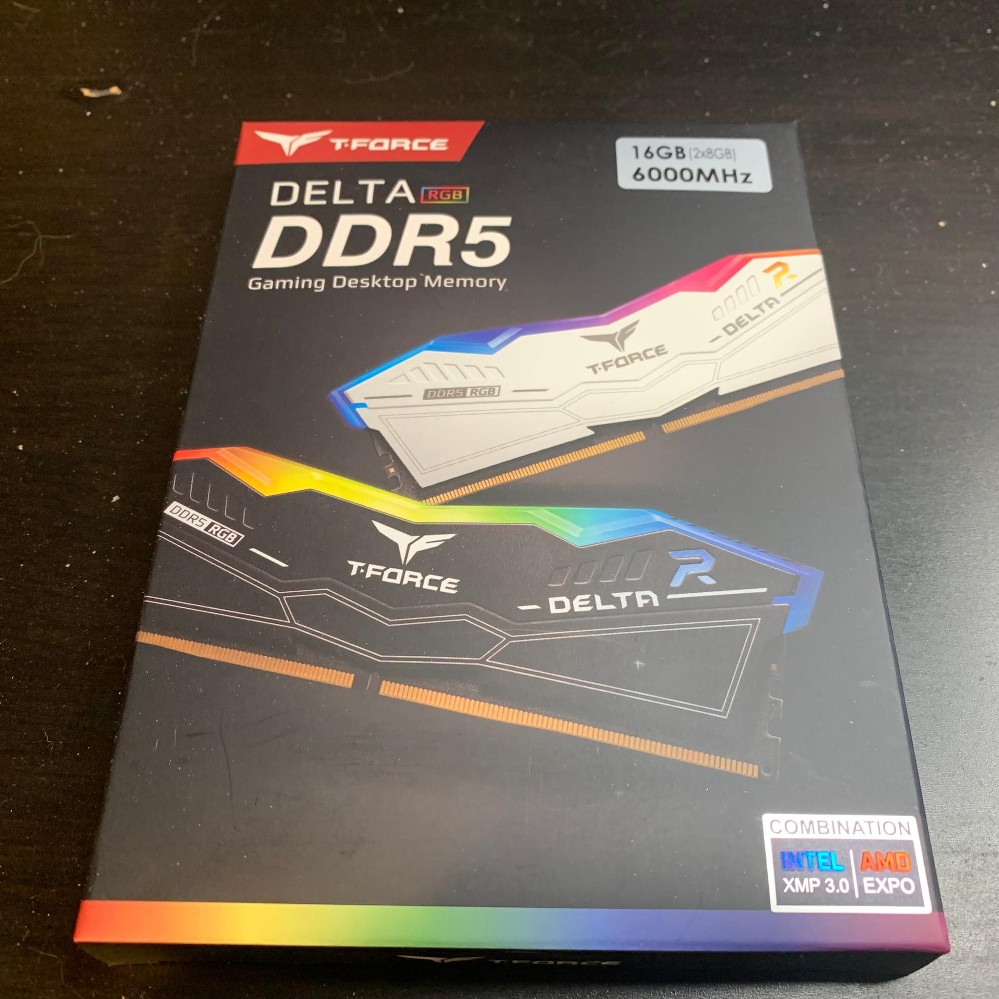 Teamgroup T-Force Delta 16GB (8GB x 2)RGB DDR5 Memory RAM