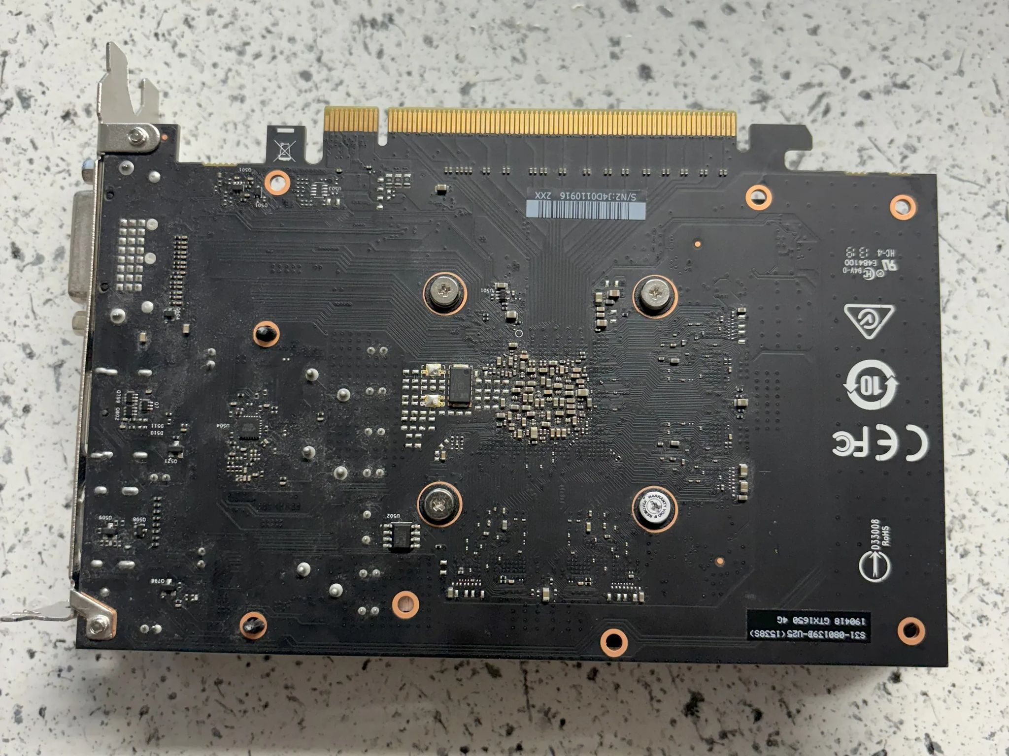 MSI GeForce GTX 1650 D6 VENTUS XS OC 4GB GDDR6 Graphics Card *Repasted*