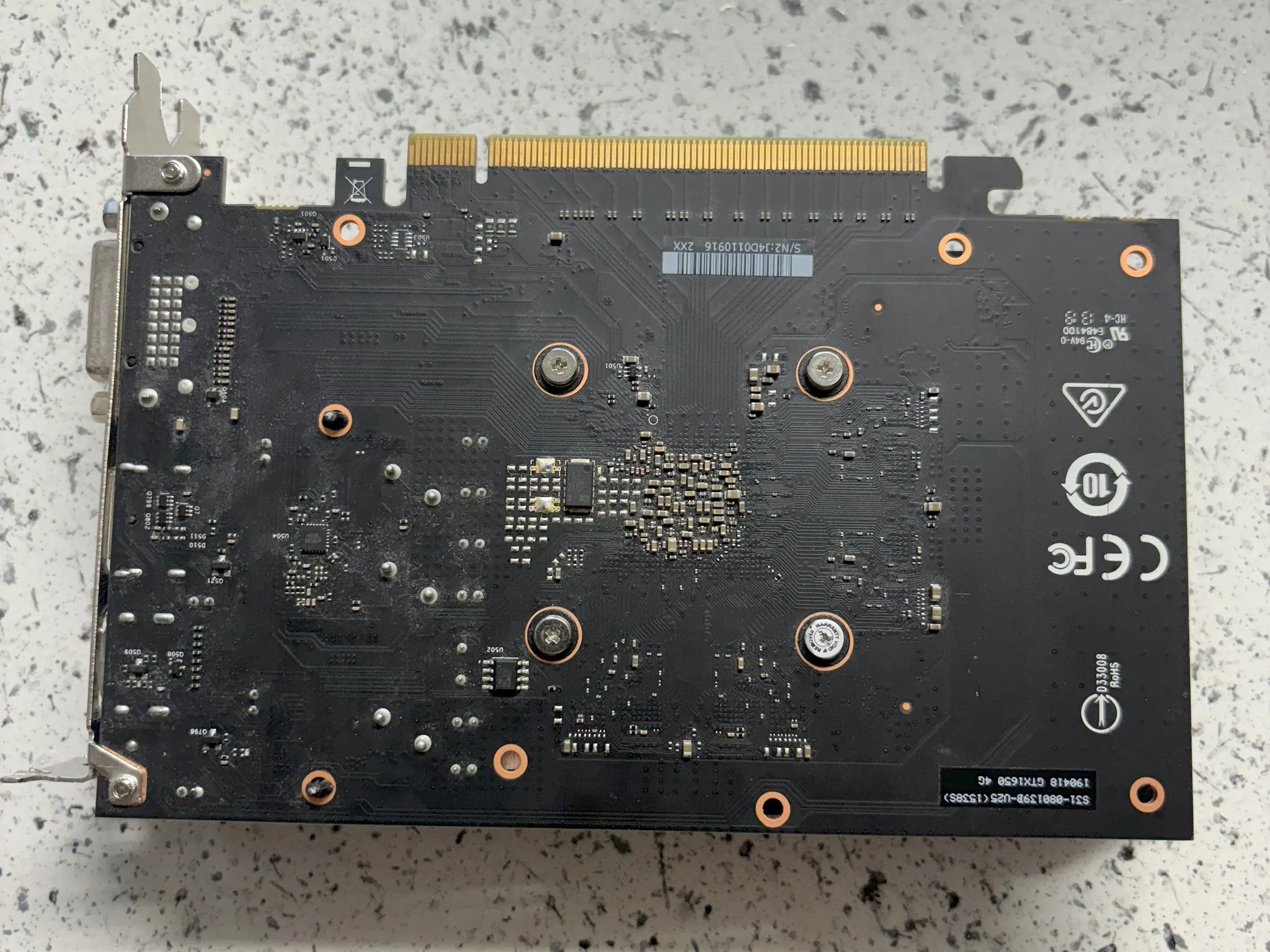 MSI GeForce GTX 1650 D6 VENTUS XS OC 4GB GDDR6 Graphics Card *Repasted*