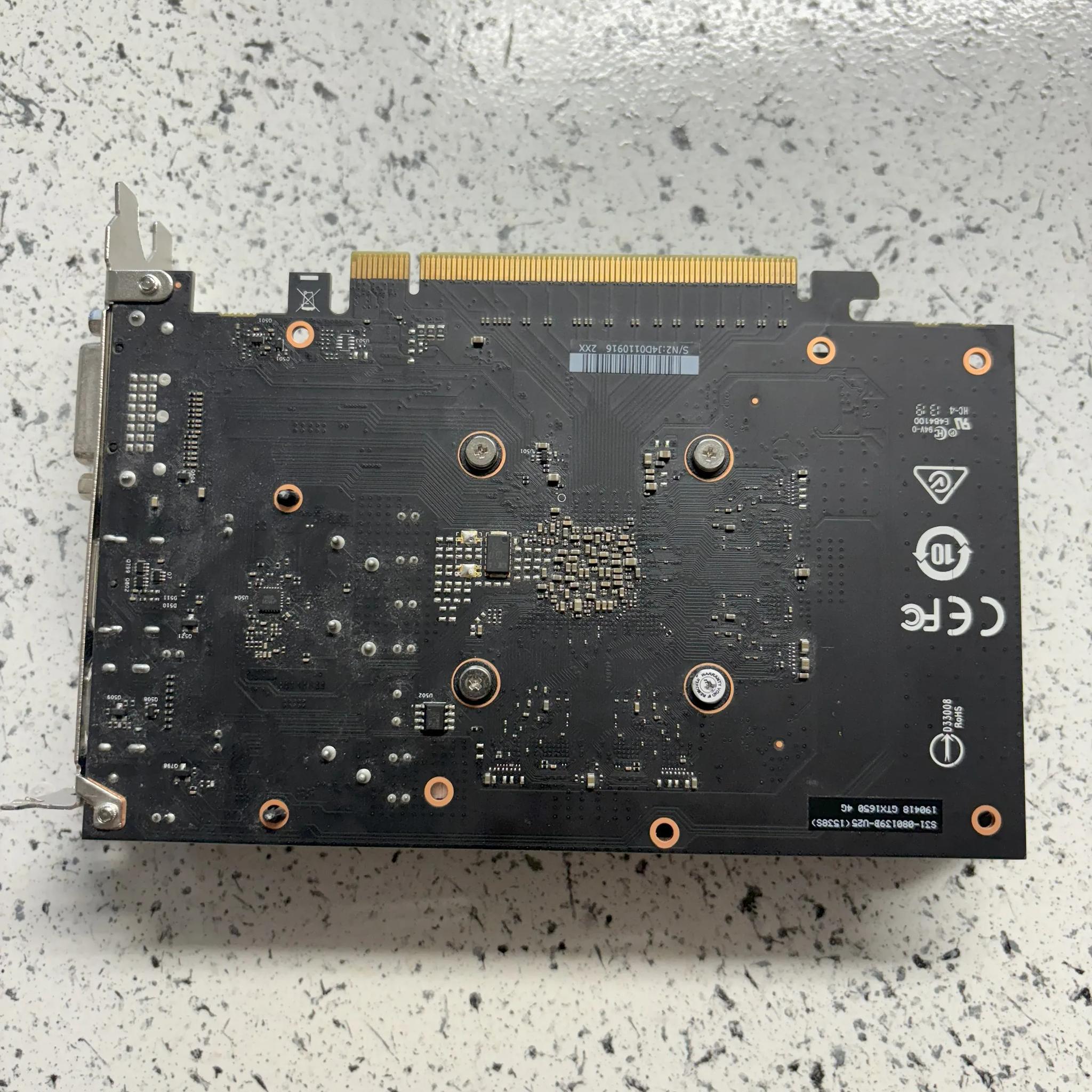 MSI GeForce GTX 1650 D6 VENTUS XS OC 4GB GDDR6 Graphics Card *Repasted*