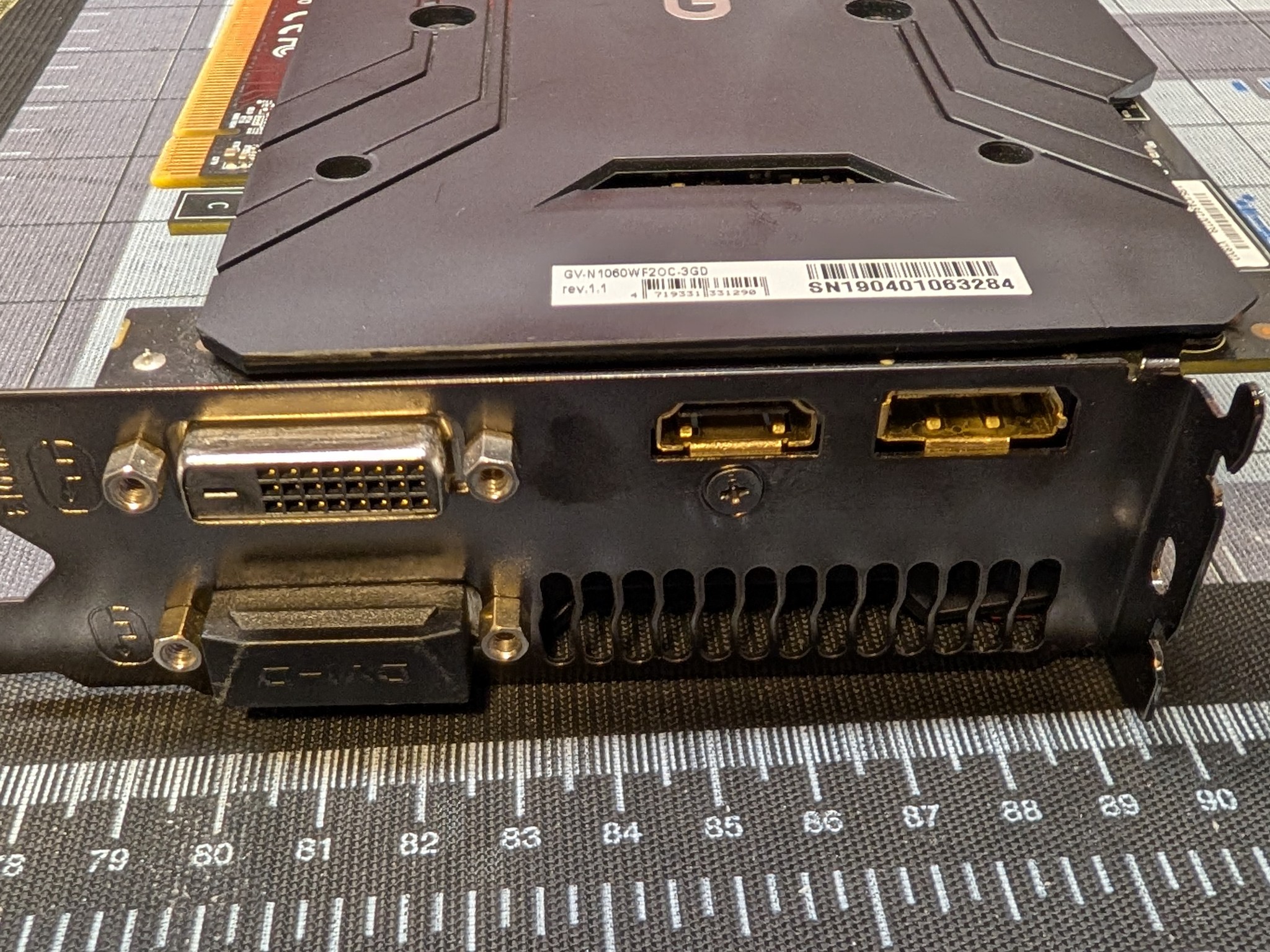 Gigabyte GeForce GTX 1060 Windforce 3GB GDDR5 Graphics Card